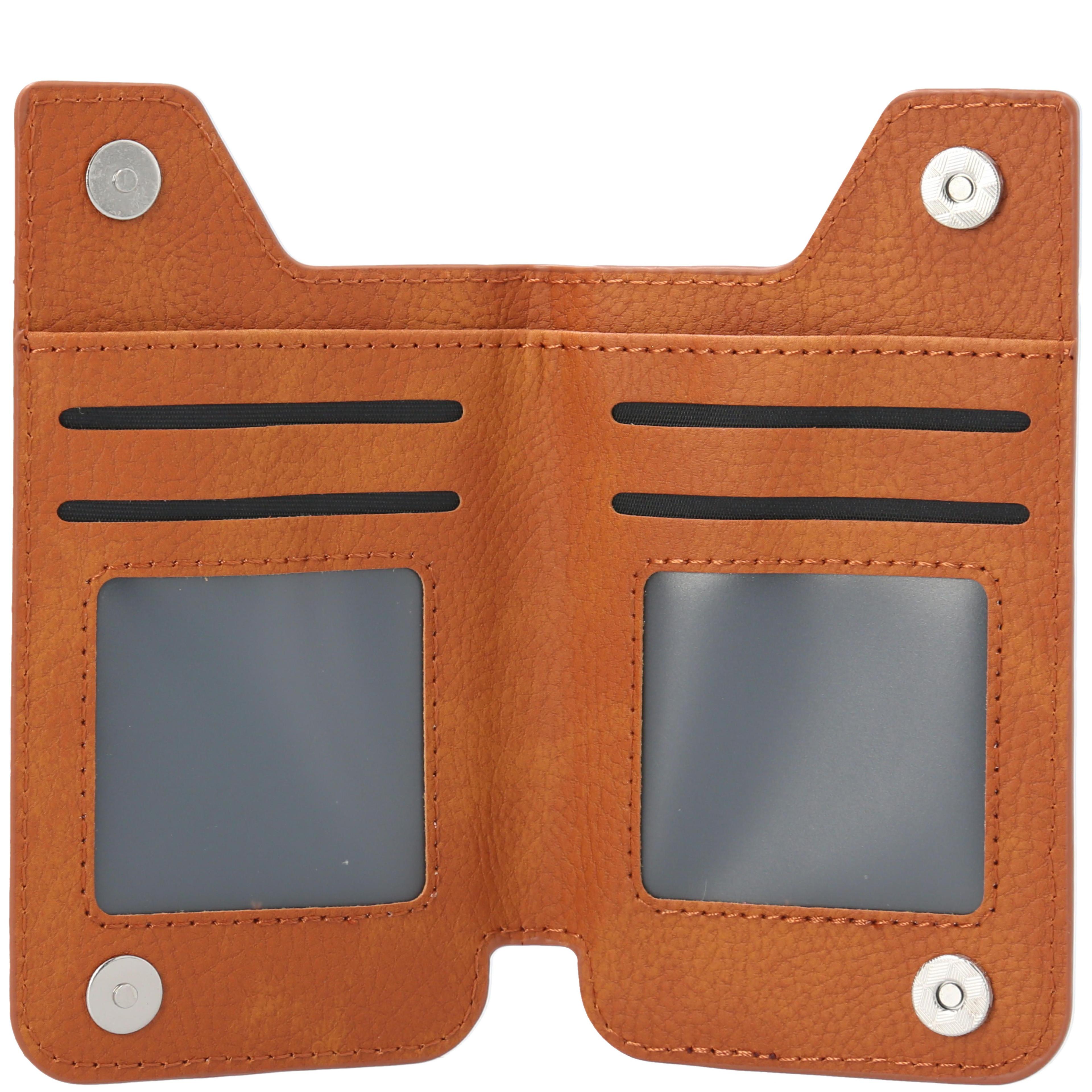 Tarjetero Casual Az Phone Cardholder Café Mujer-2