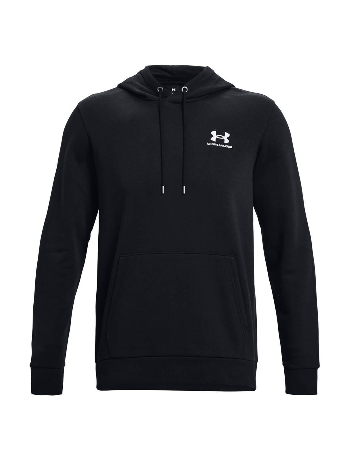 Polerón UA Essential Negro para hombre-0