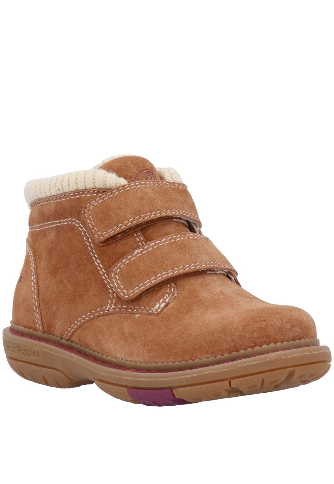 Botin Cuero Niña Villa Café-0