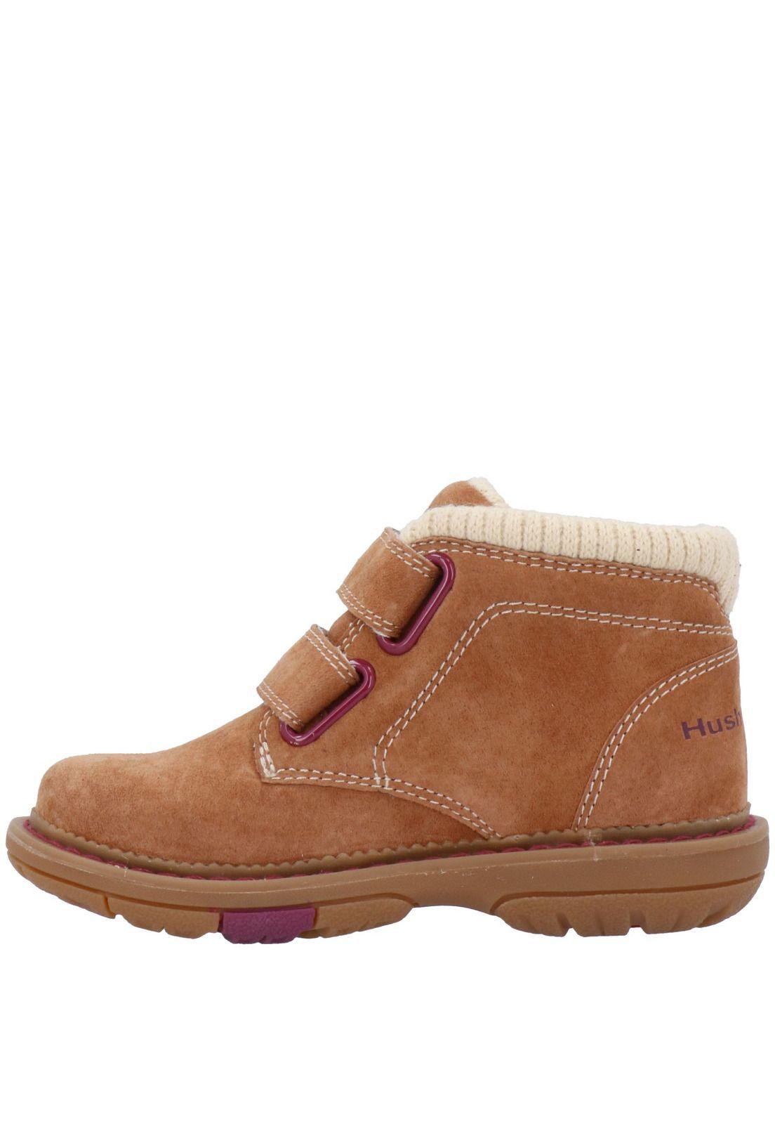 Botin Cuero Niña Villa Café-4