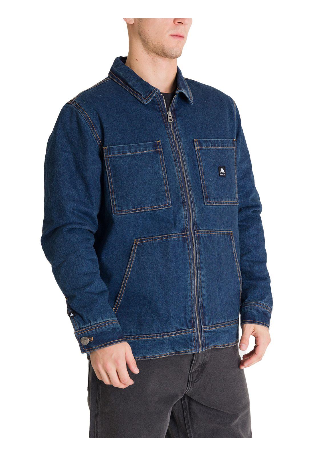 Chaqueta Hombre Denim Jacket Azul-1