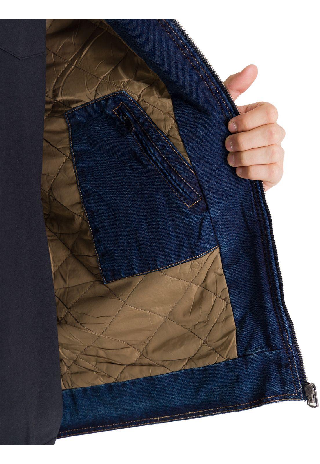 Chaqueta Hombre Denim Jacket Azul-6