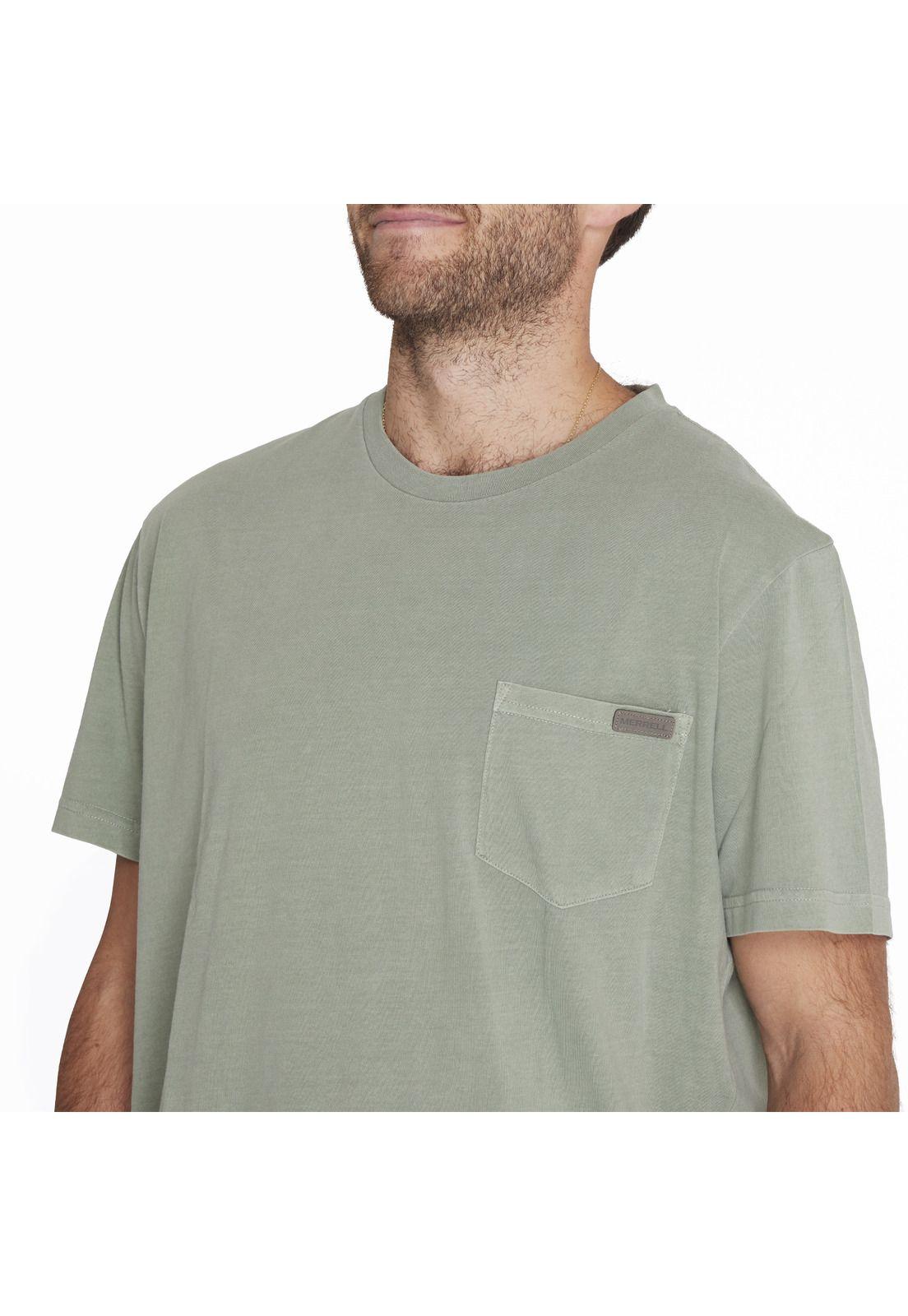 Polera M/C T-Shirt Short Sleeve Verde Hombre-3