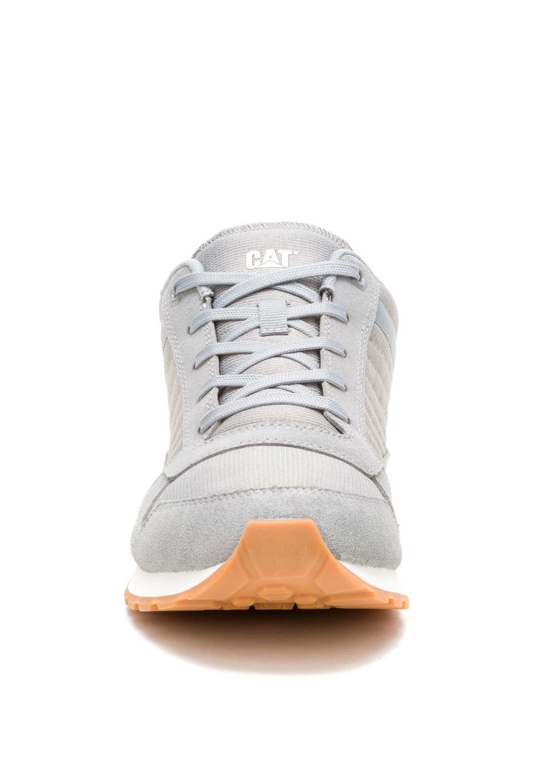 Zapatilla Cuero Hombre Ventura Gris Claro-4