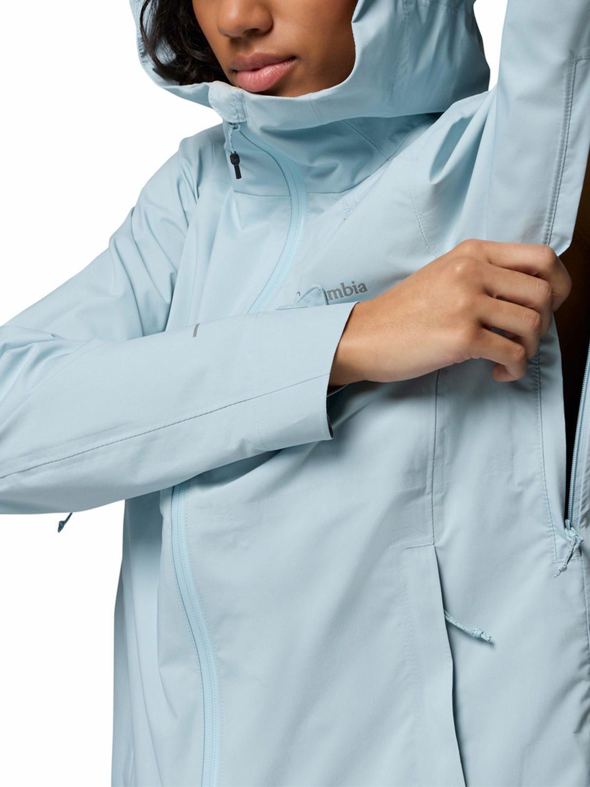 Cortaviento Mujer Trailborne Shell Celeste-5