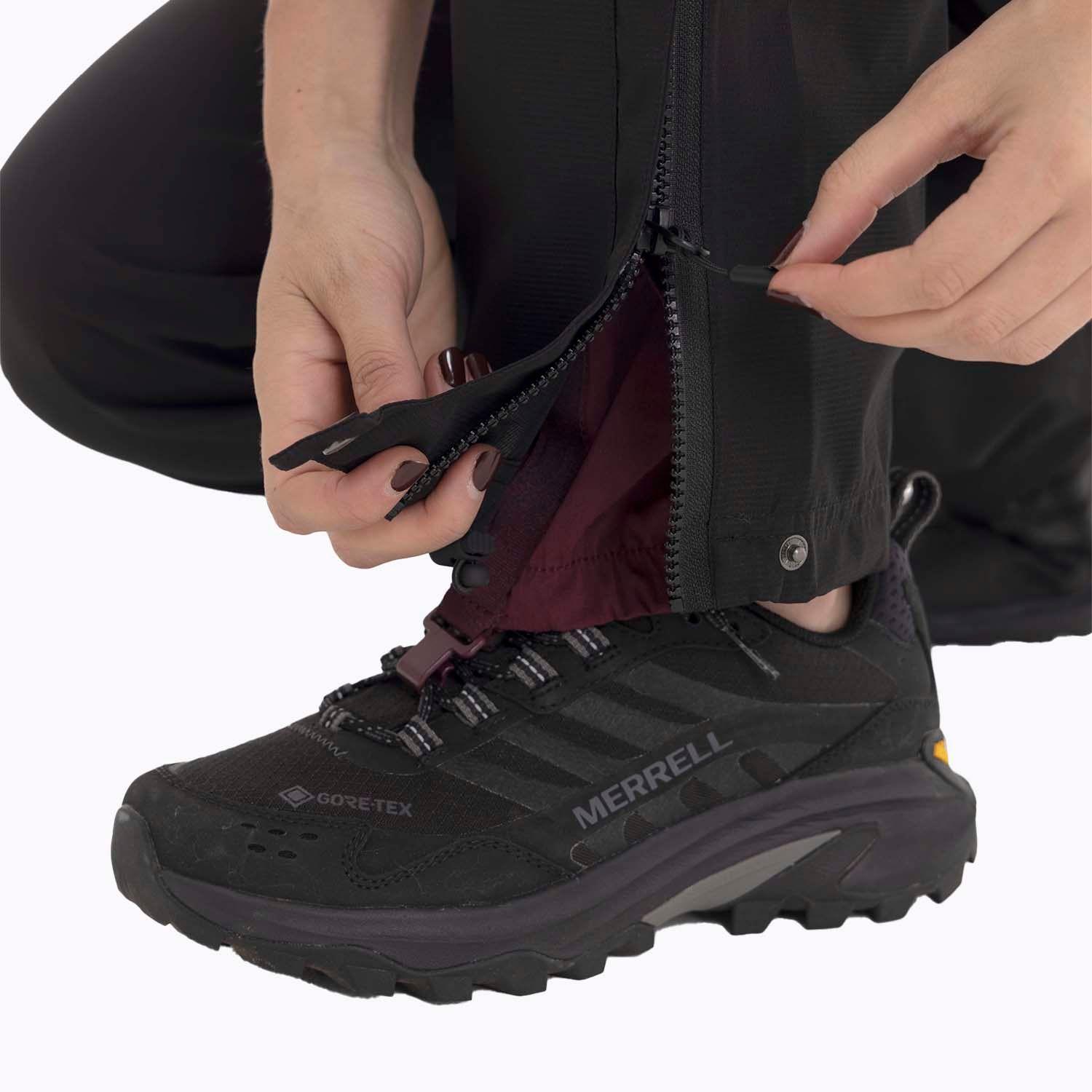 Cubre Pantalon outdoor Mujer Hardshell Negro Merrell-3