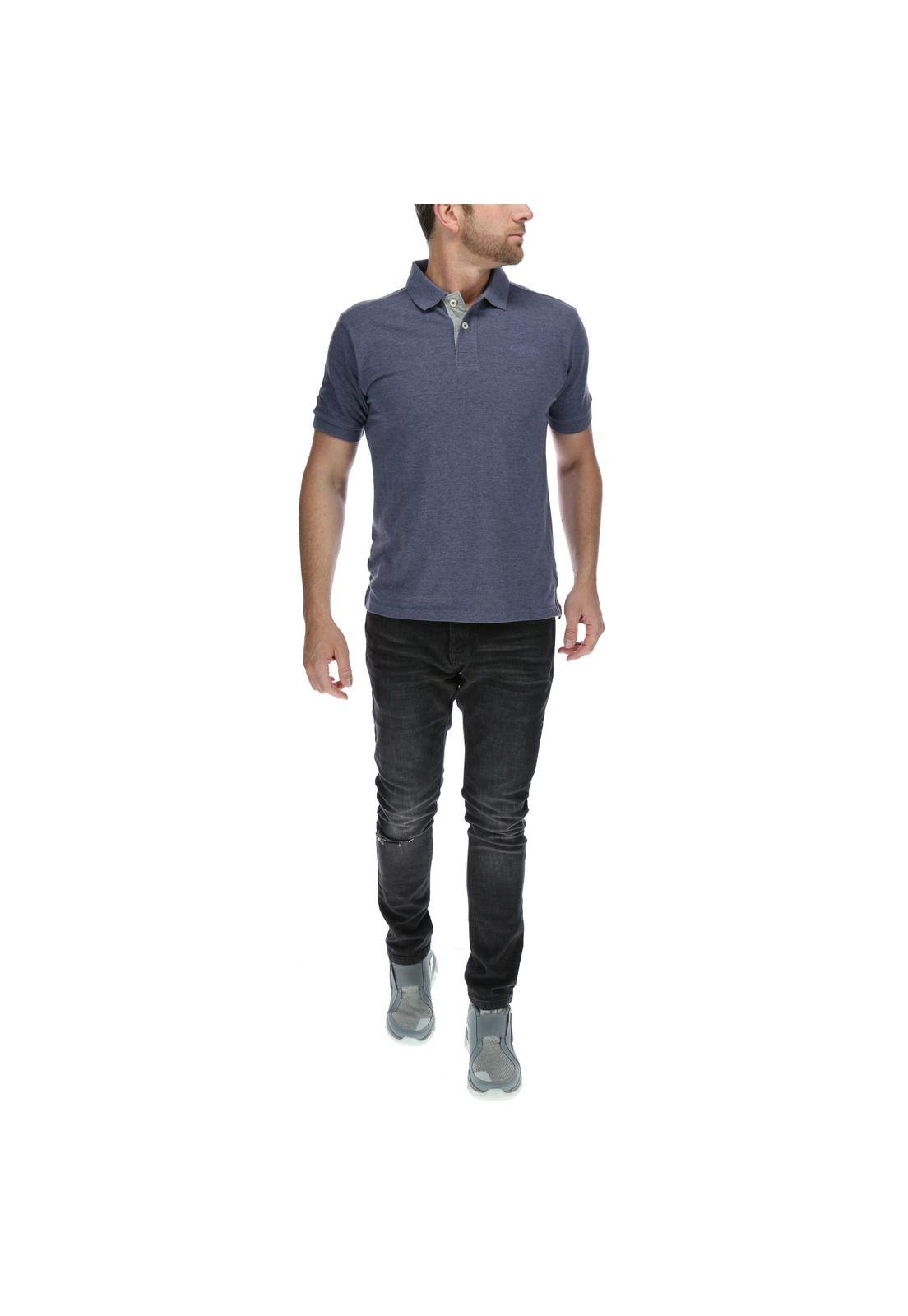 Polera Polo Hombre Classic Polo Azul-3