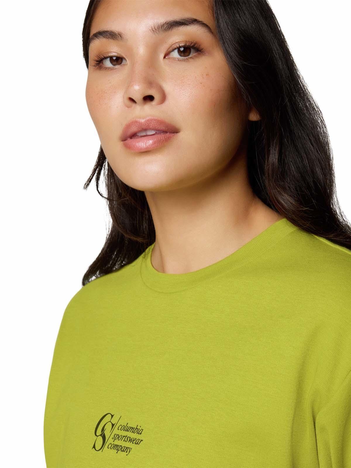 Polera mangacorta Hombre Wallowa Graphic Verde-6