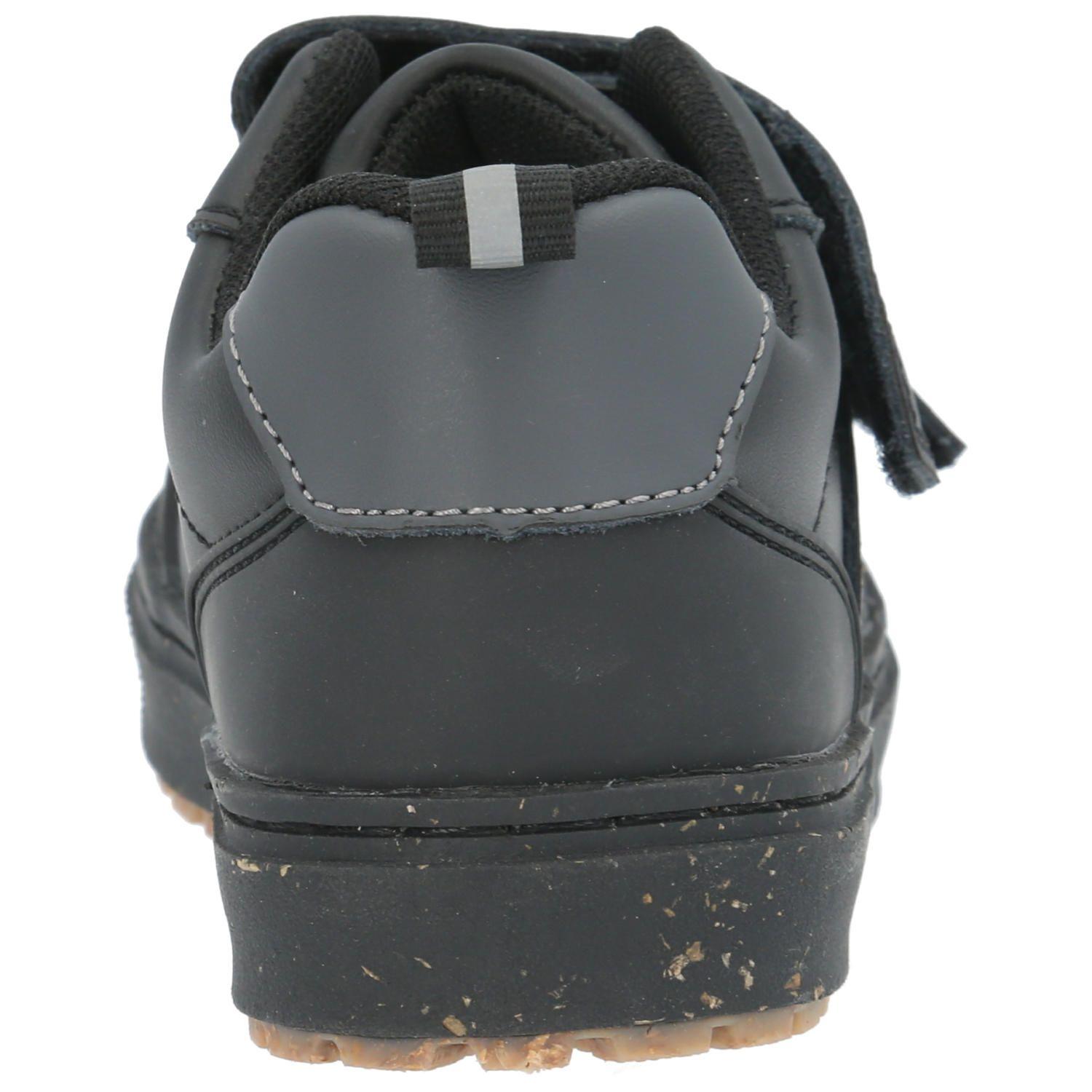 Zapatilla velcr Escolar Oliver negro niño-7