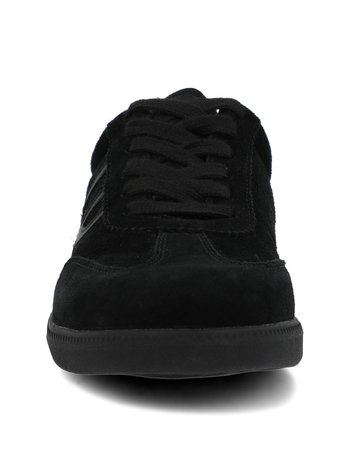 Zapatilla Escolar Cuero Niño Boreo Negro-3