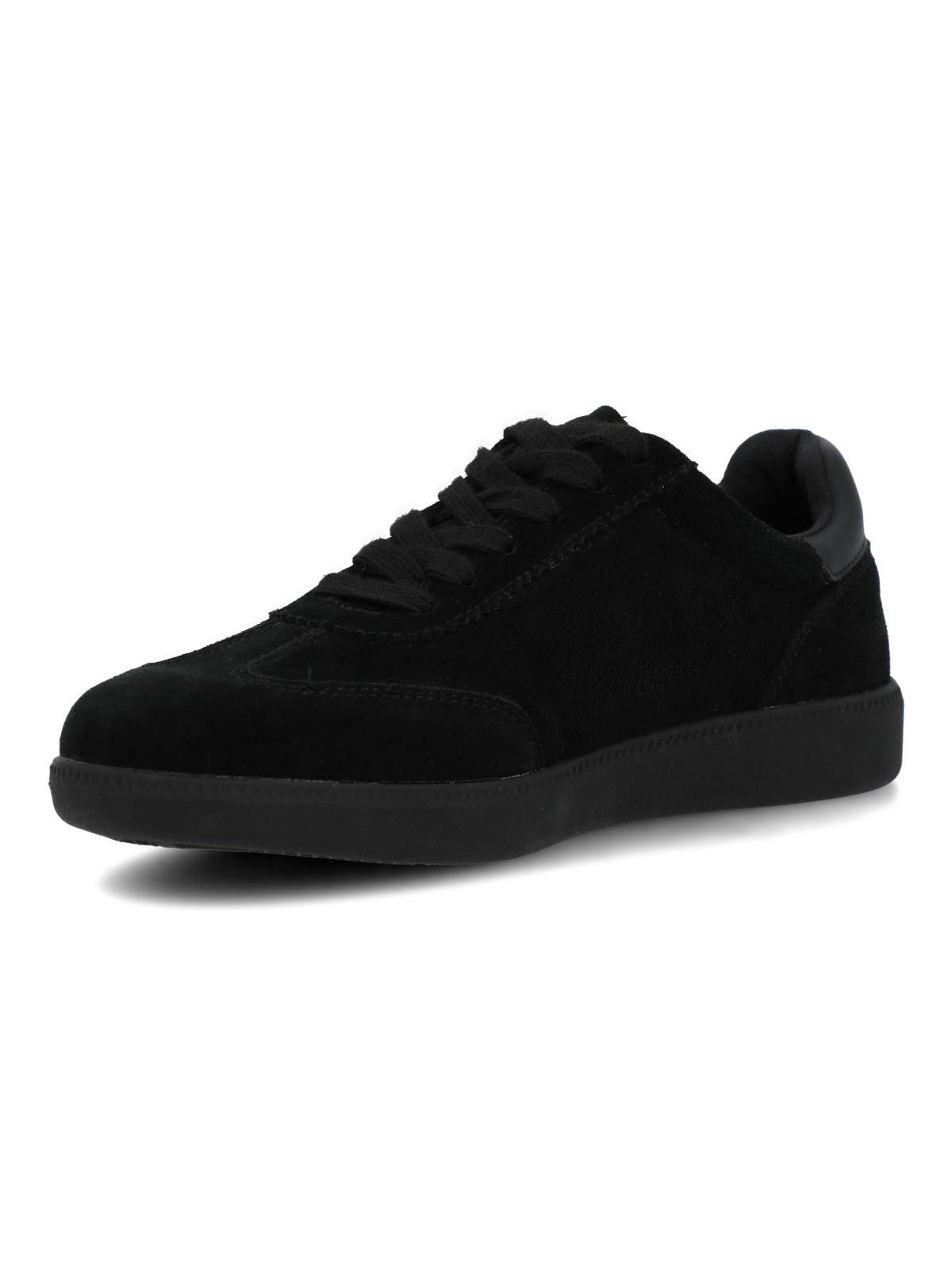 Zapatilla Escolar Cuero Niño Boreo Negro-4