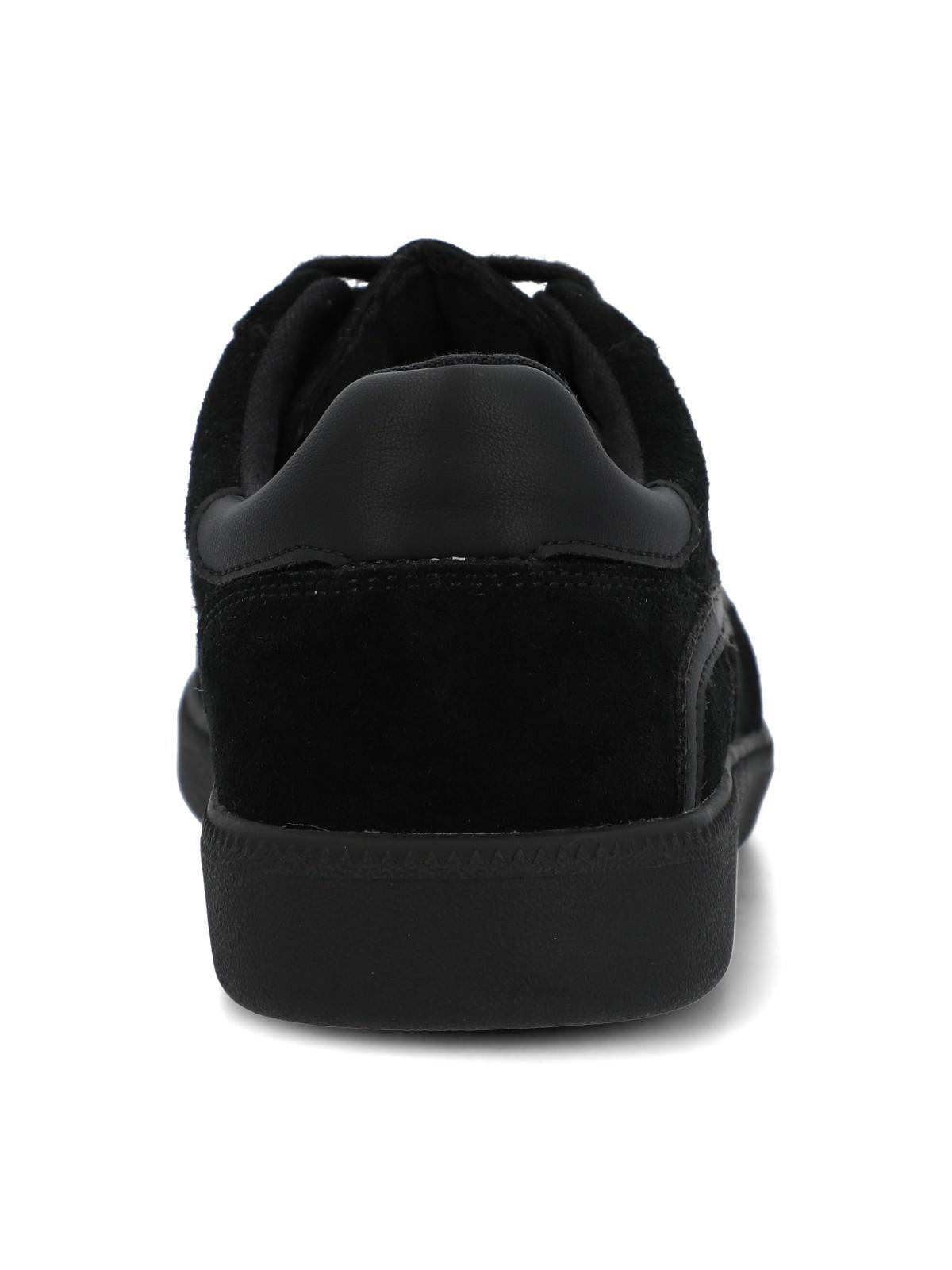 Zapatilla Escolar Cuero Niño Boreo Negro-6
