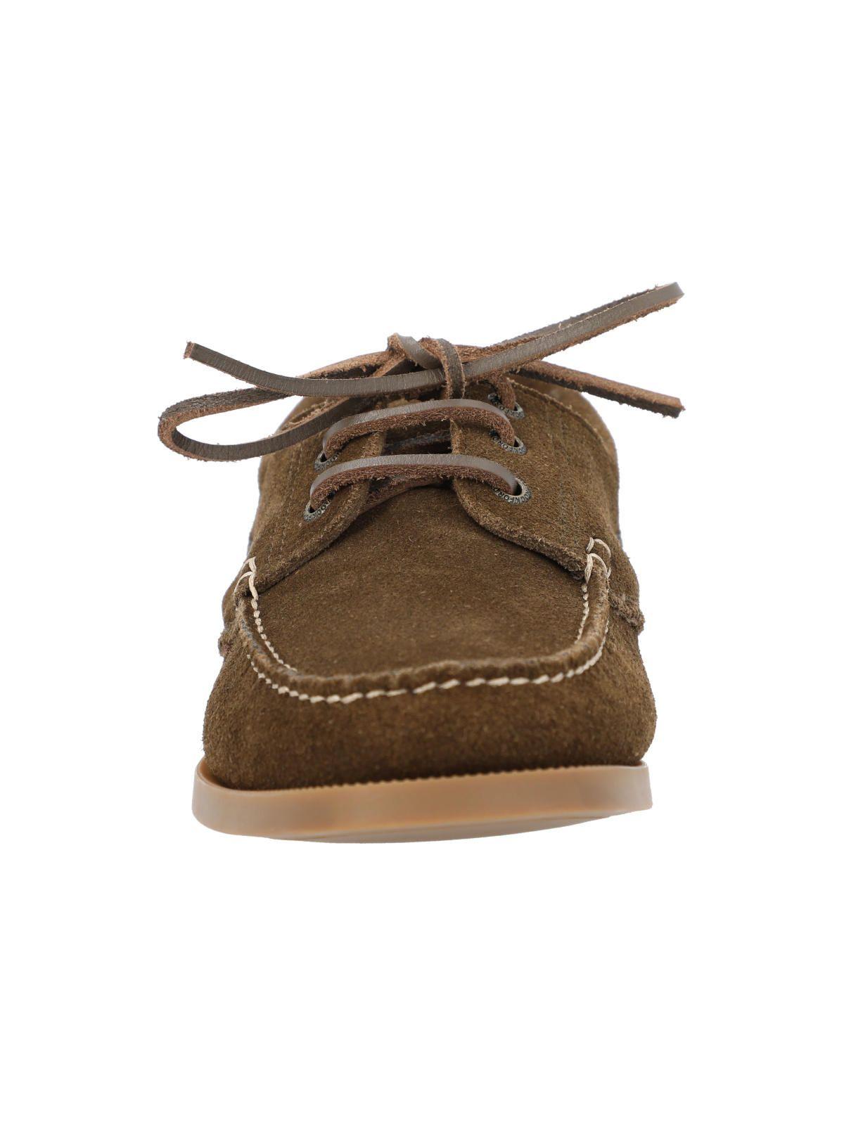 Zapato Cuero Hombre Boat Sider Oliva-3