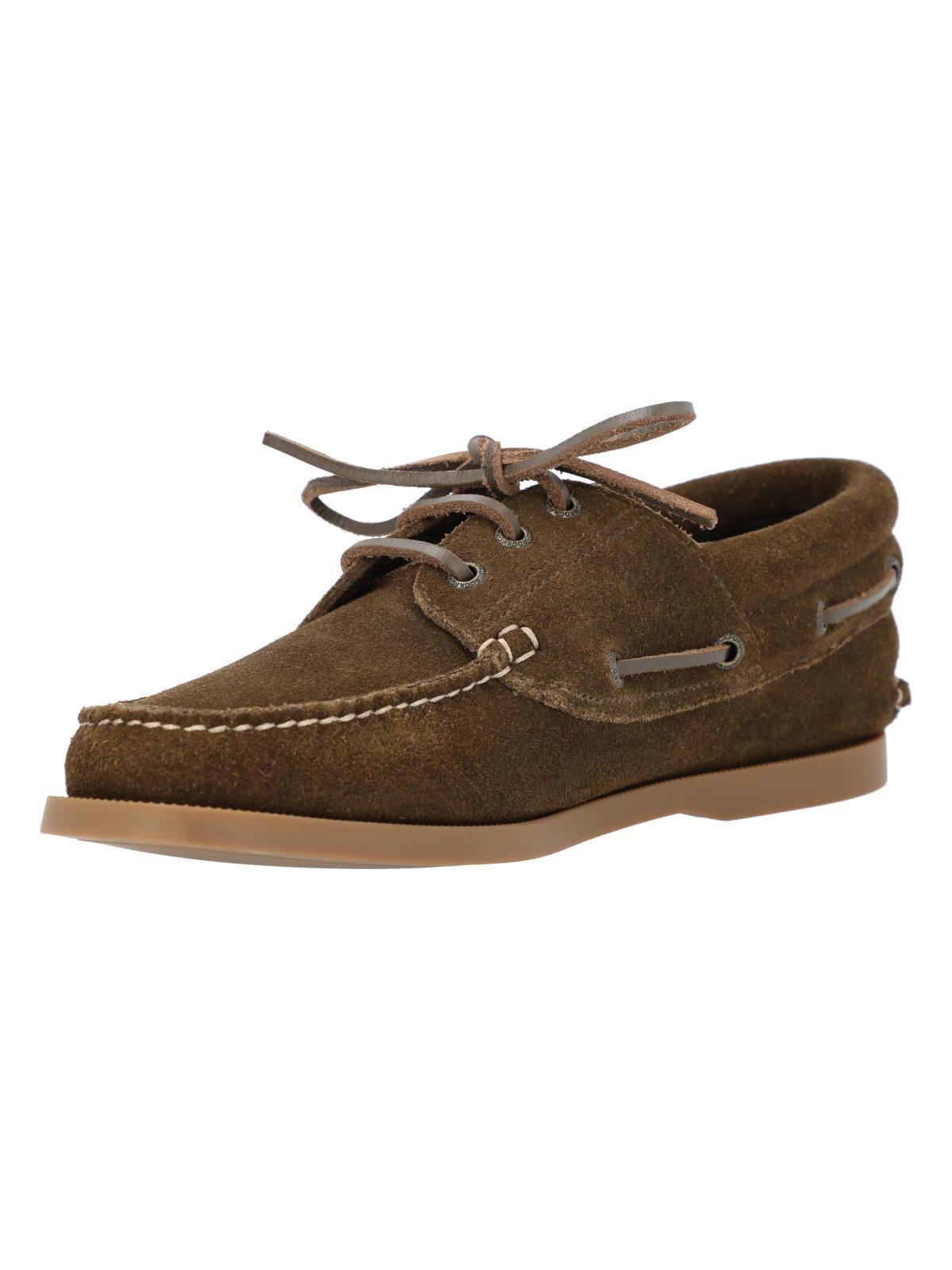 Zapato Cuero Hombre Boat Sider Oliva-4