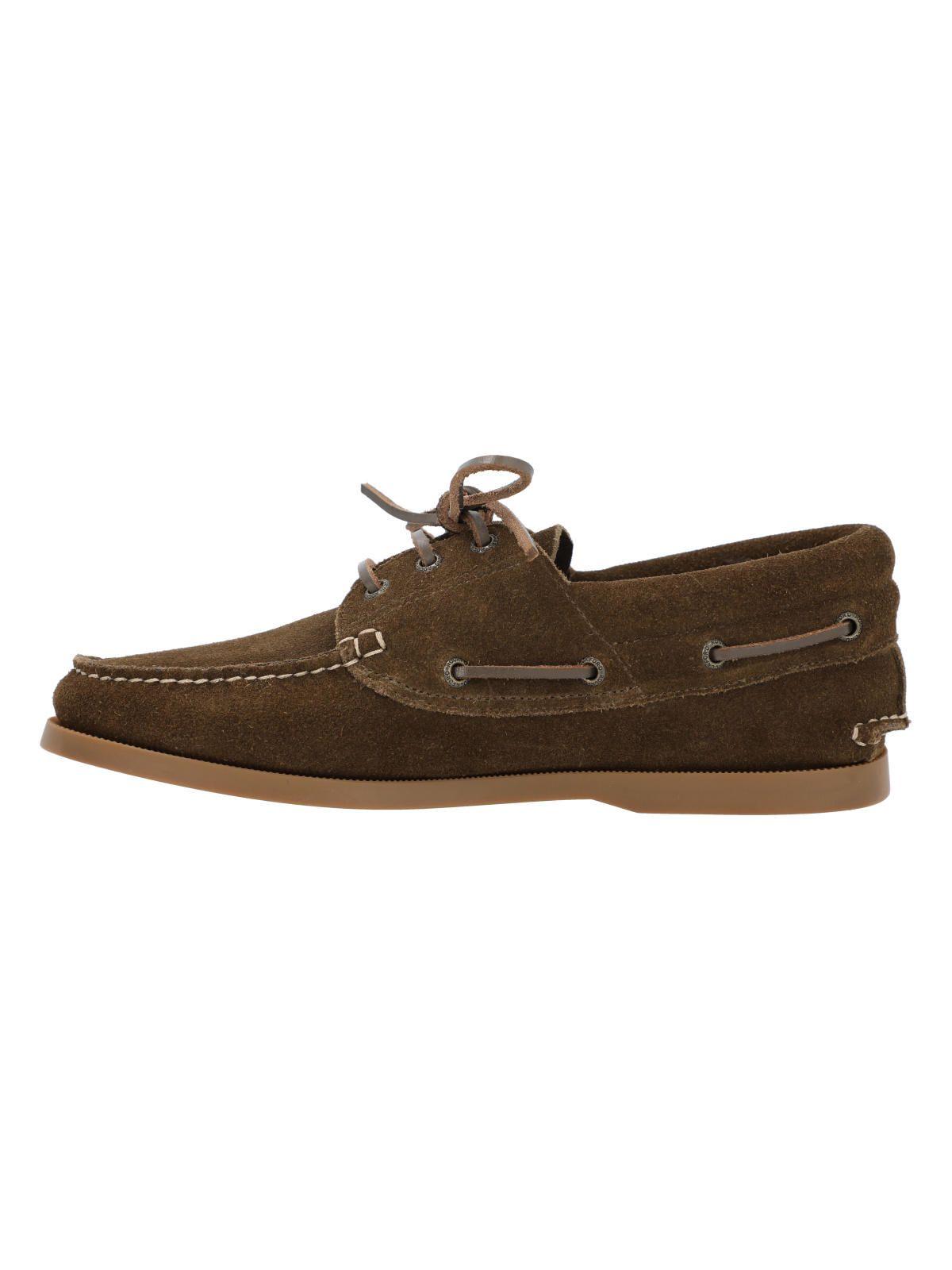 Zapato Cuero Hombre Boat Sider Oliva-5