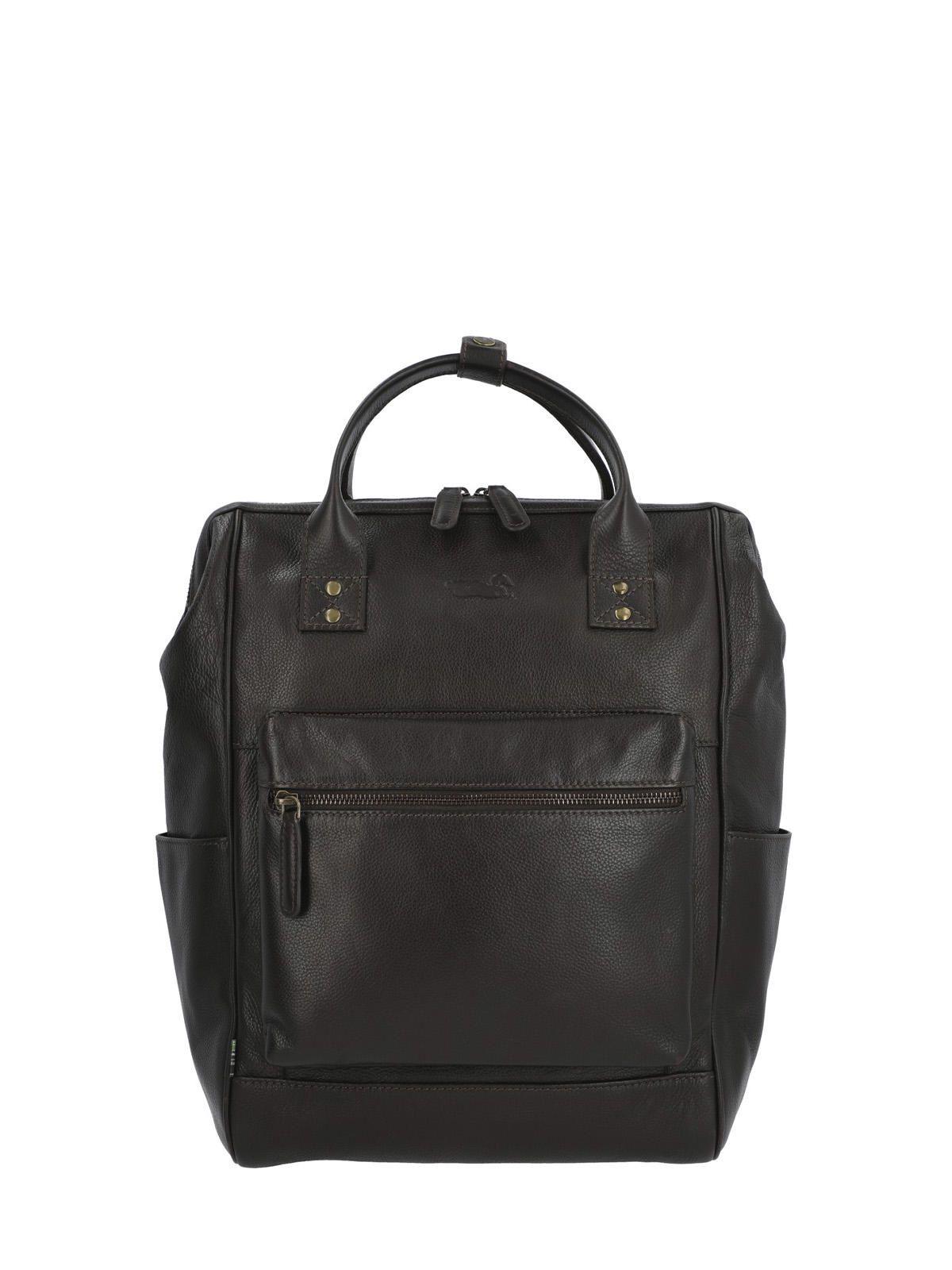 Mochila Cuero Hombre Np Spencer Back Café-0