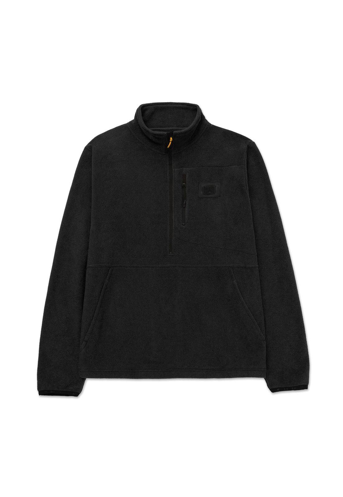 Polar Microfleece Quarter Zip Hombre Negro-0