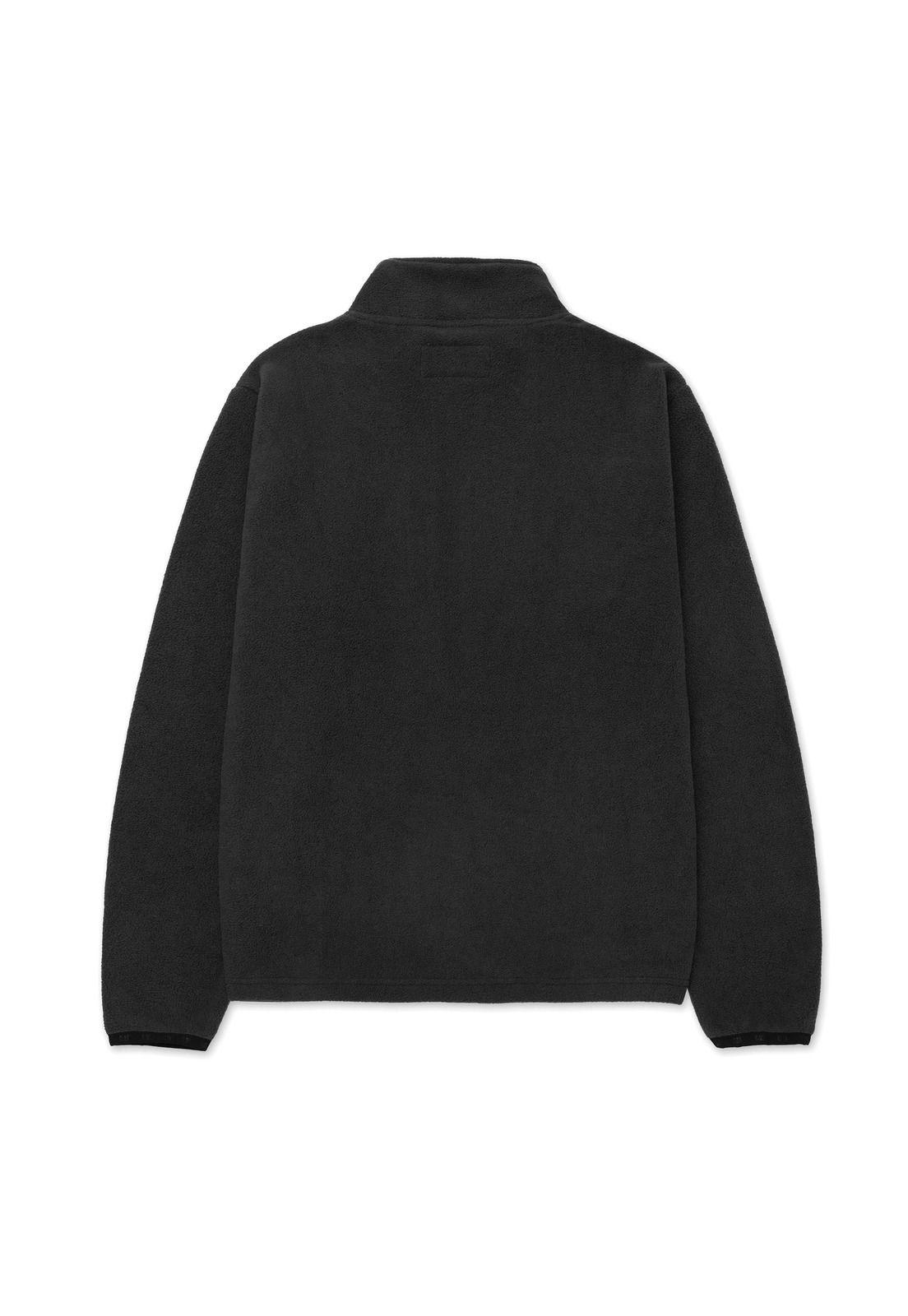 Polar Microfleece Quarter Zip Hombre Negro-1