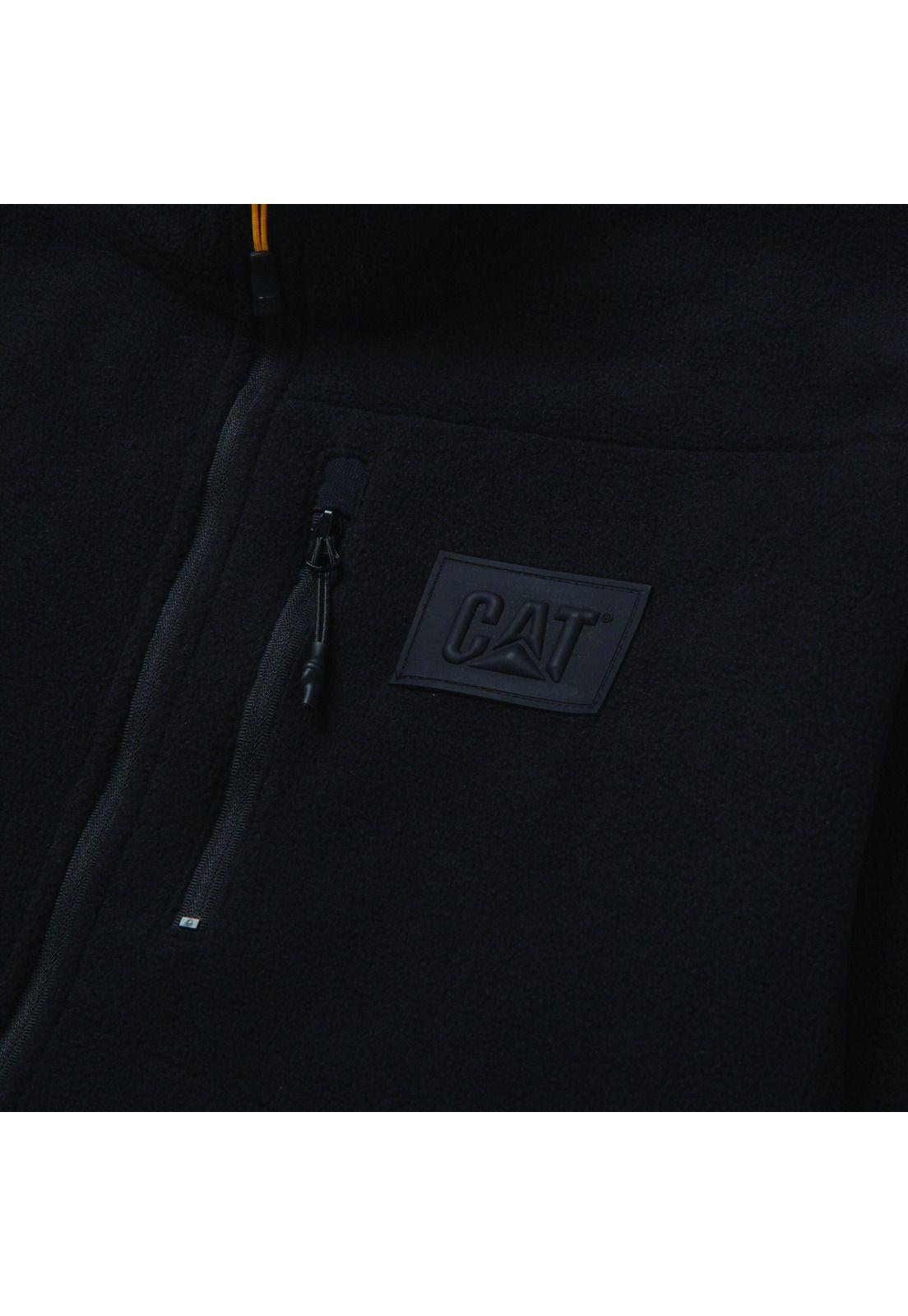 Polar Microfleece Quarter Zip Hombre Negro-3