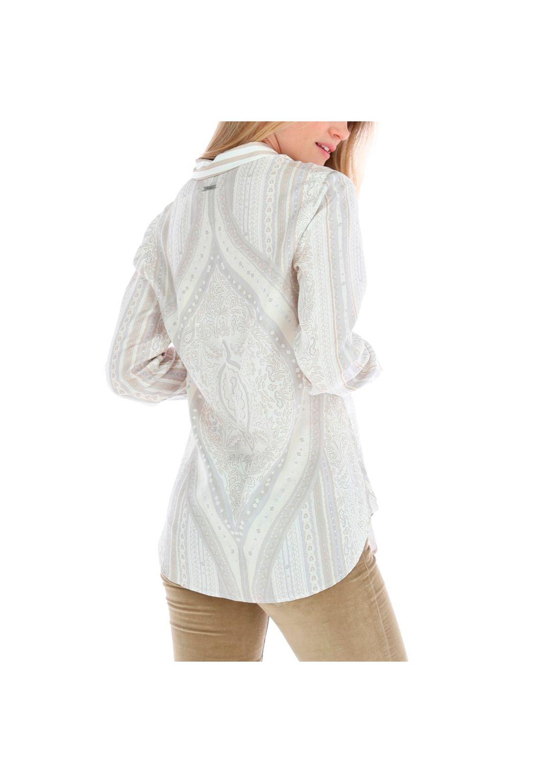 Blusa Paisley Rockford Beige-1