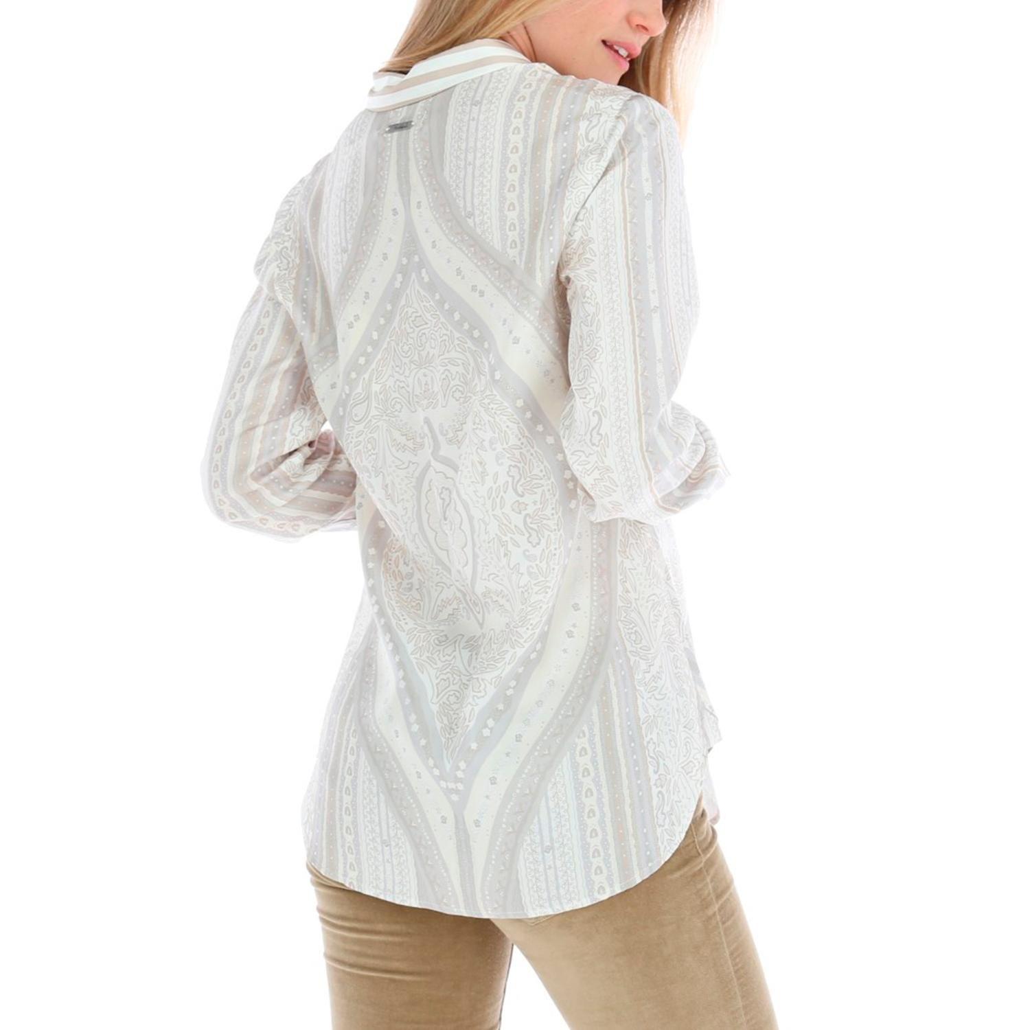 Blusa Paisley Rockford Beige-1