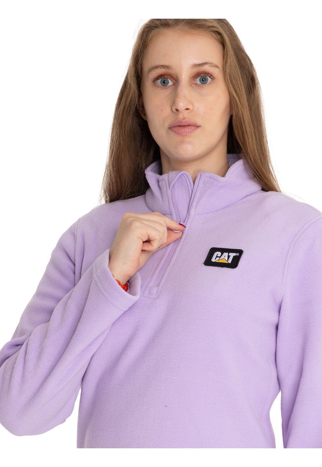 Polar Mujer Microfleece Quarter Zip Lila-3