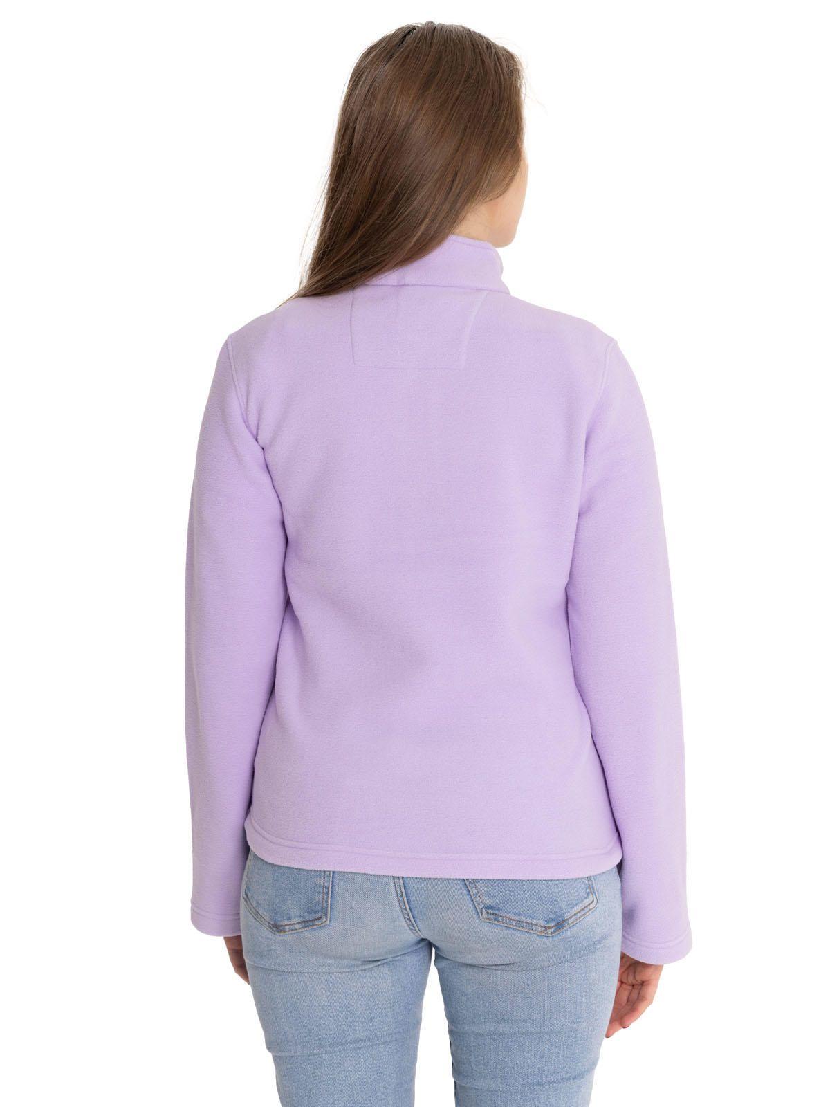 Polar Mujer Microfleece Quarter Zip Lila-1