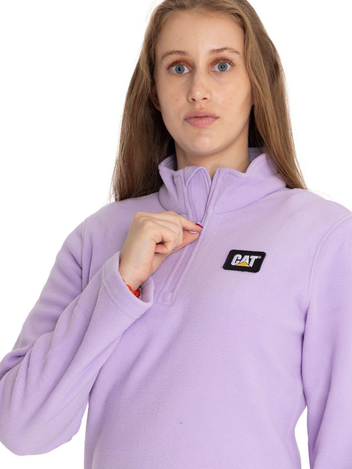 Polar Mujer Microfleece Quarter Zip Lila-3