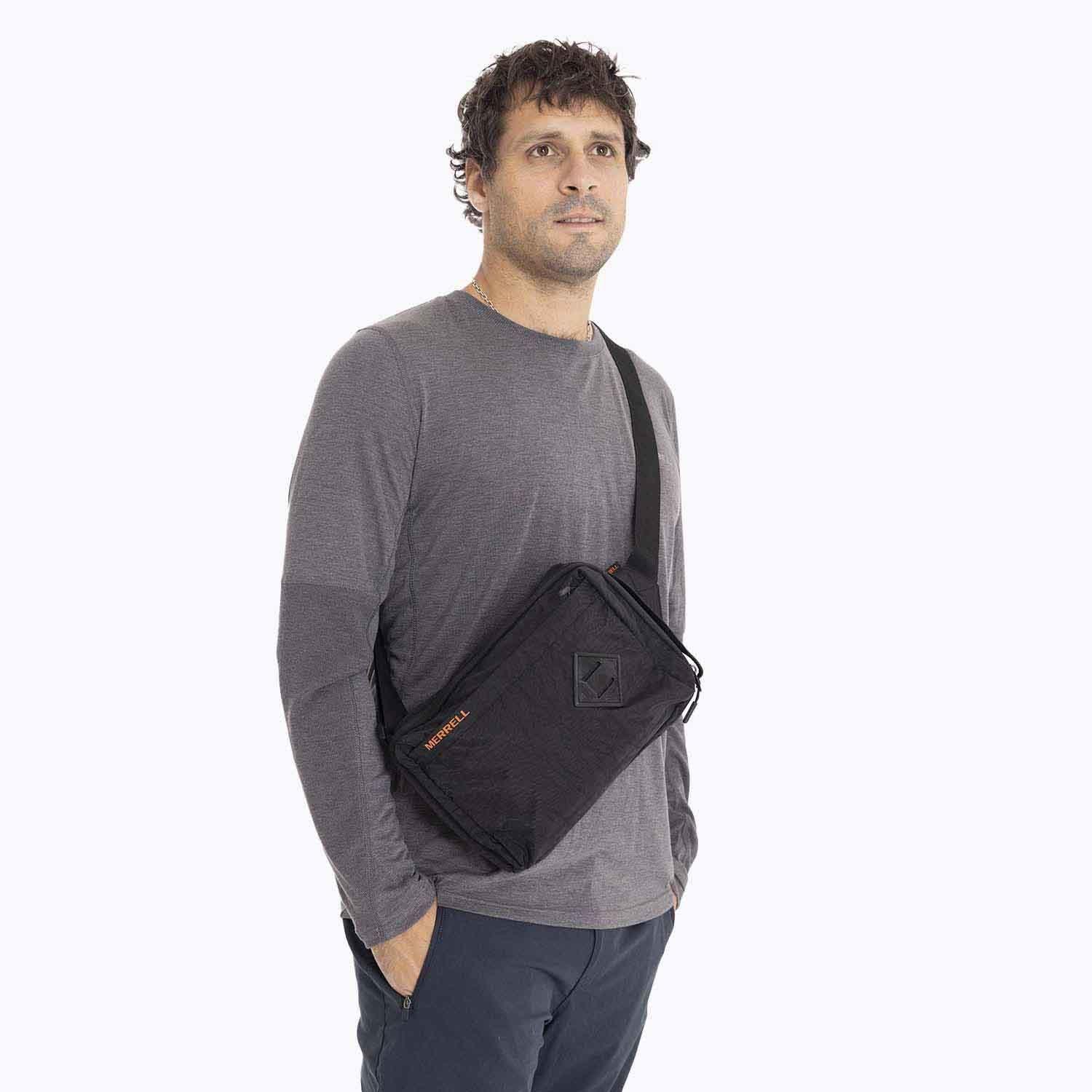 Bolso Unisex Messn Mini Messenger Negro Merrell-3