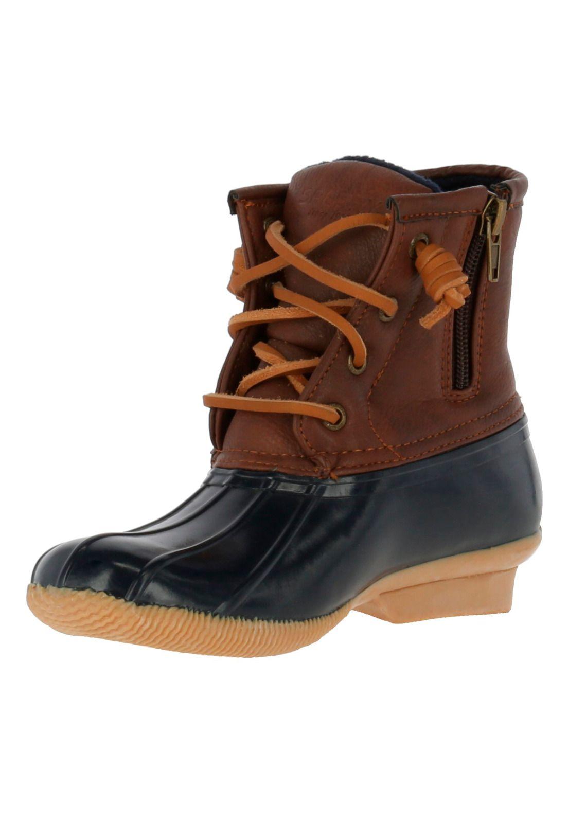 Bota Sp-Saltwater Boot Azul marino Niño Sperry-1