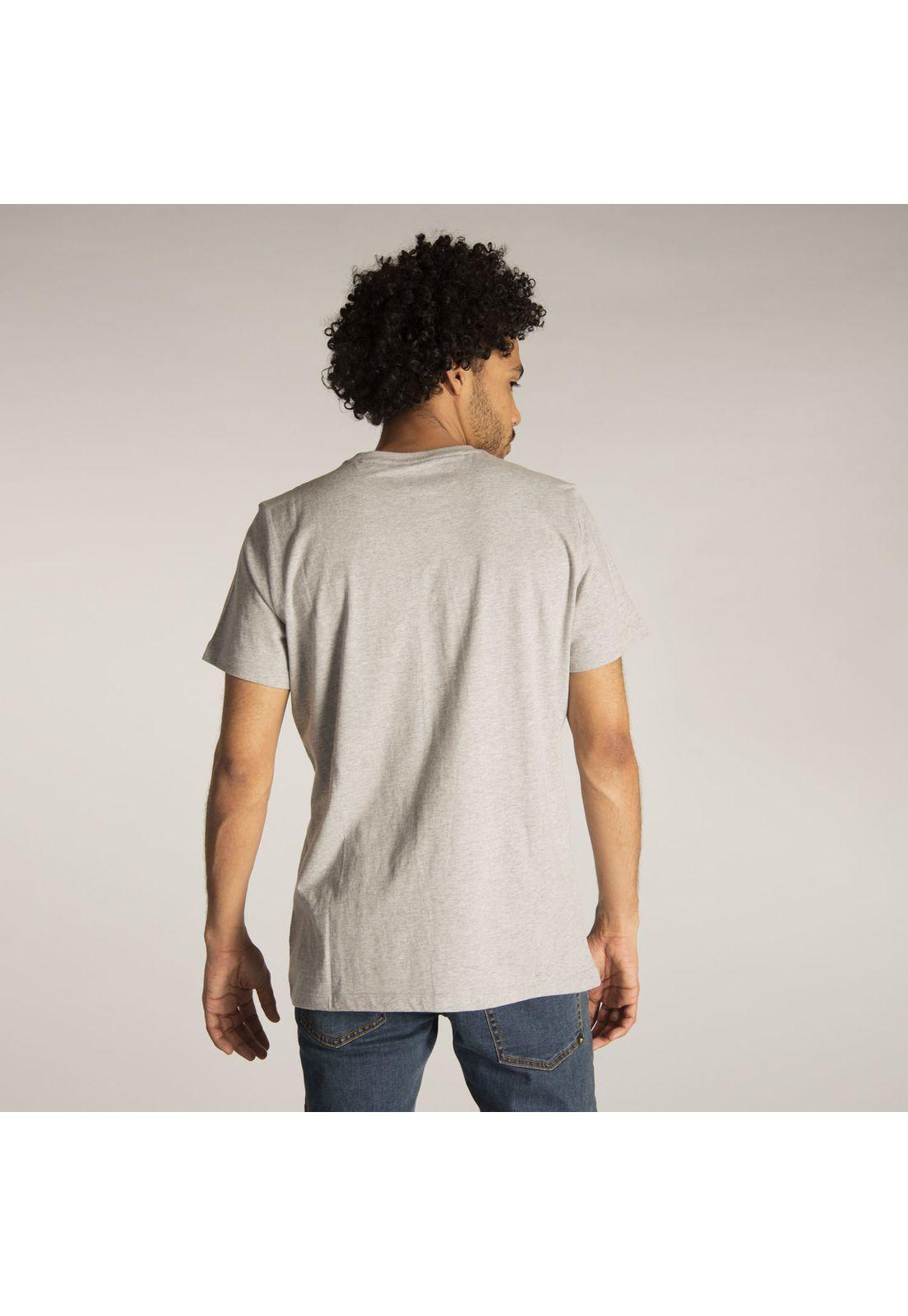 Polera M/C Hombre Built The Streets Te Gris-2