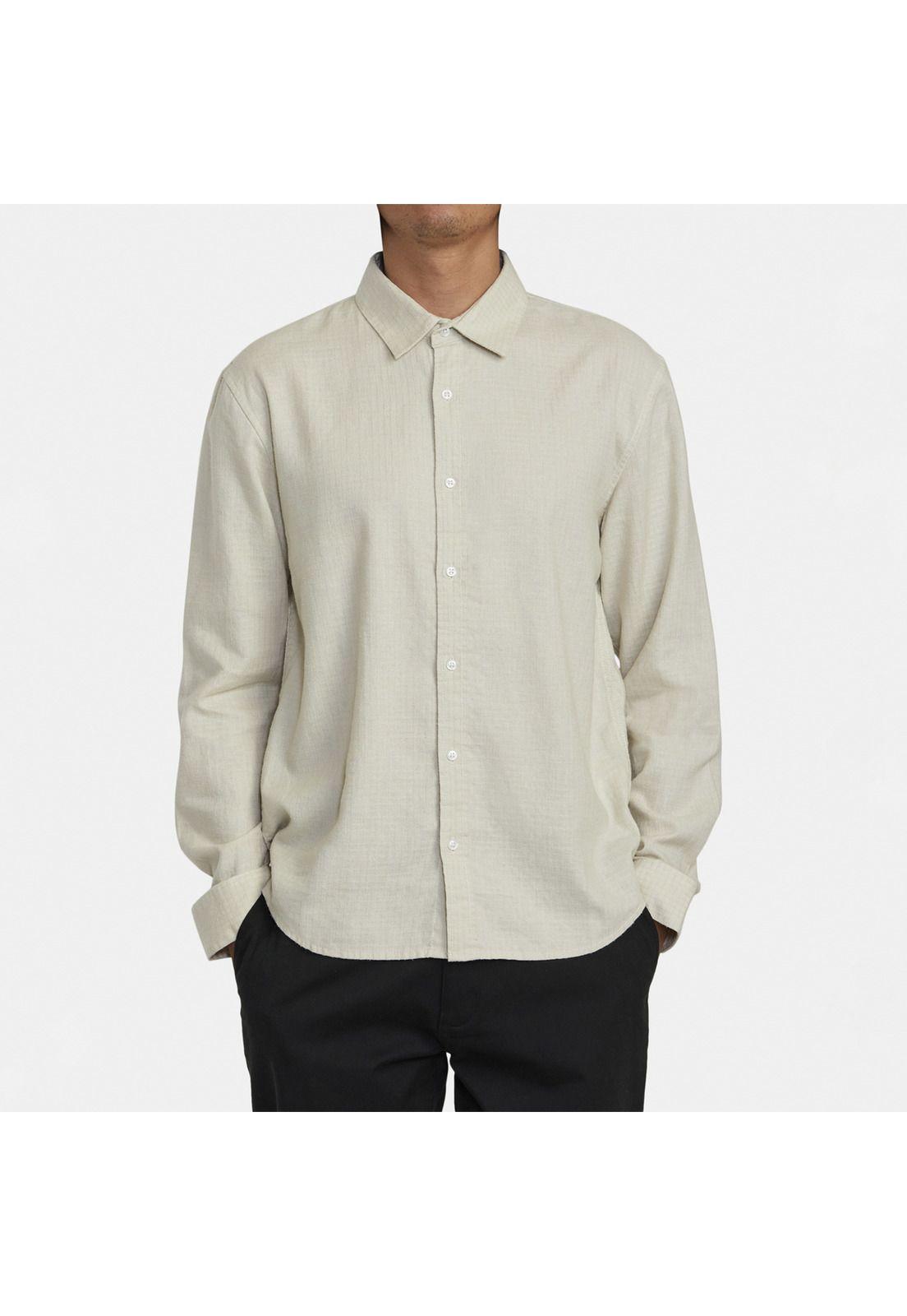 Camisa M/L Hombre Hi Grade M Wvtp Beige-0