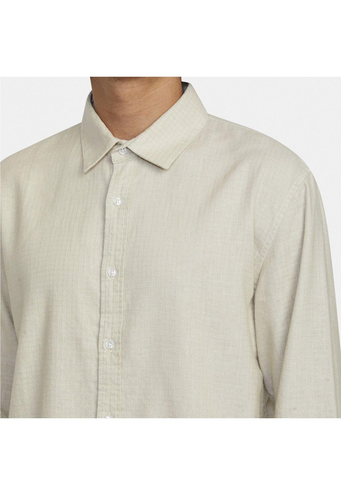 Camisa M/L Hombre Hi Grade M Wvtp Beige-3