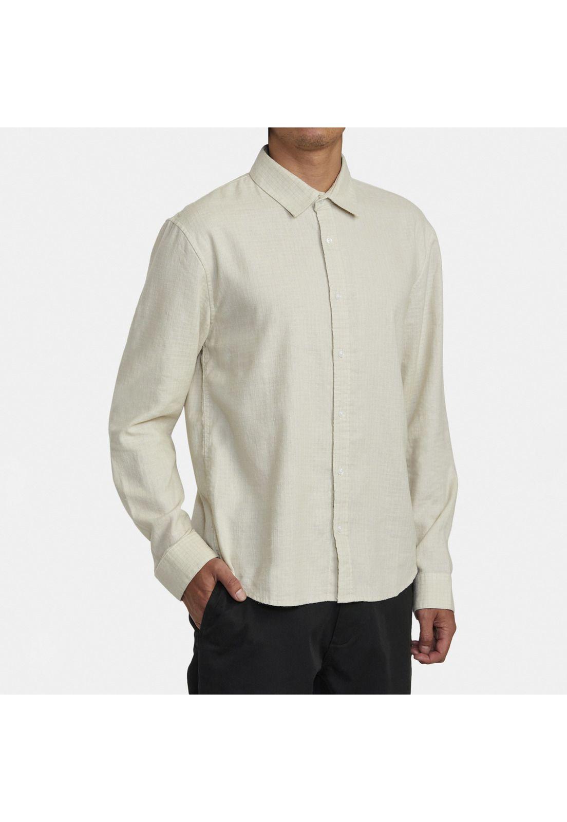 Camisa M/L Hombre Hi Grade M Wvtp Beige-4