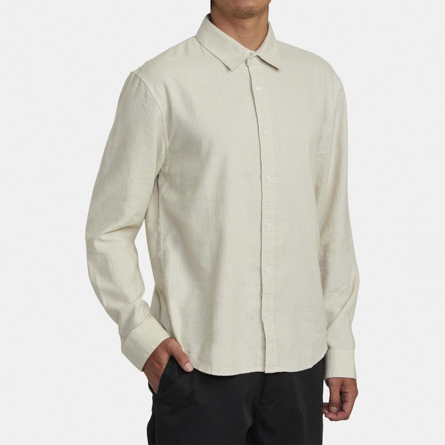 Camisa M/L Hombre Hi Grade M Wvtp Beige-4