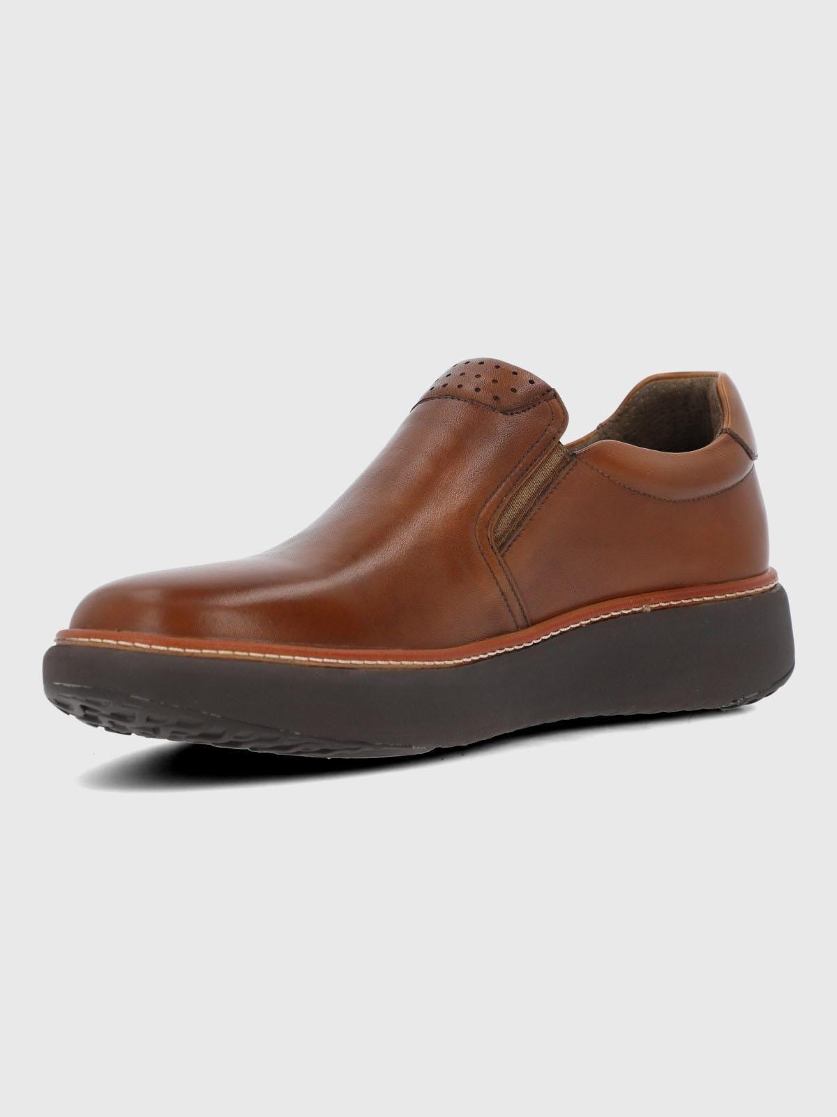 Slip On Cuero Hombre Lite G Café-5