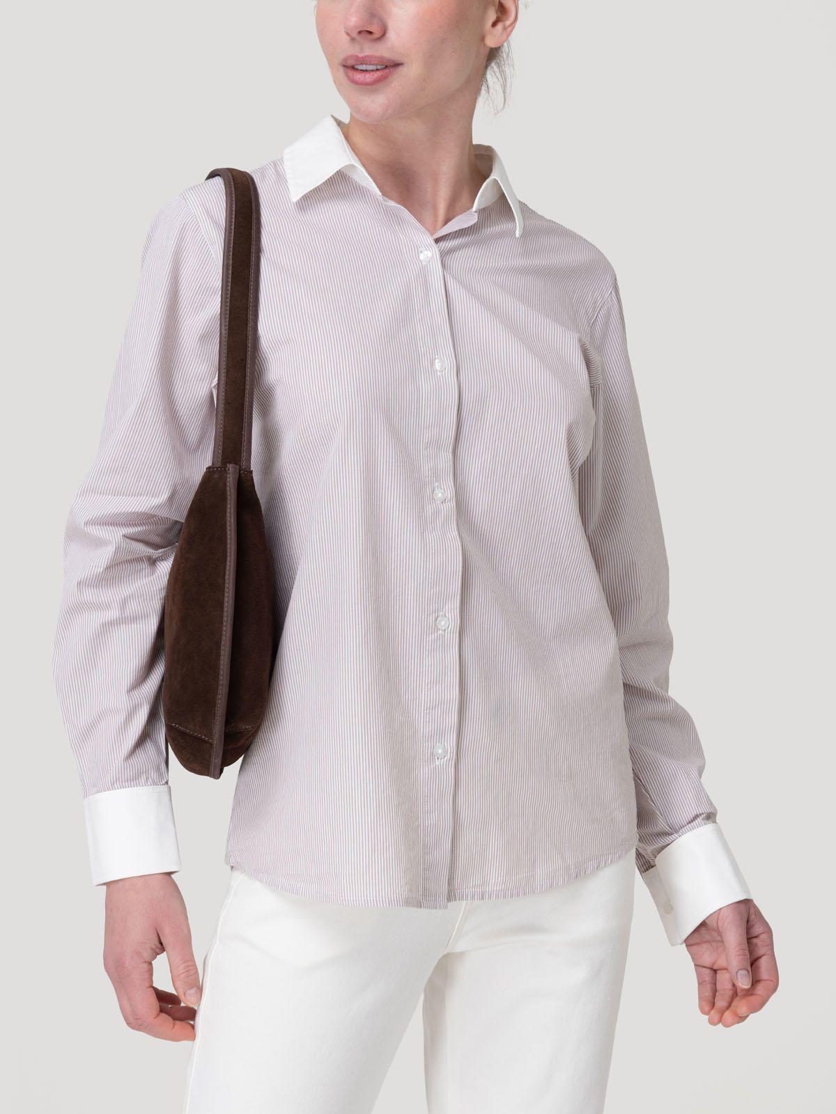 Blusa Fibras Naturales Mujer Melia Café-4