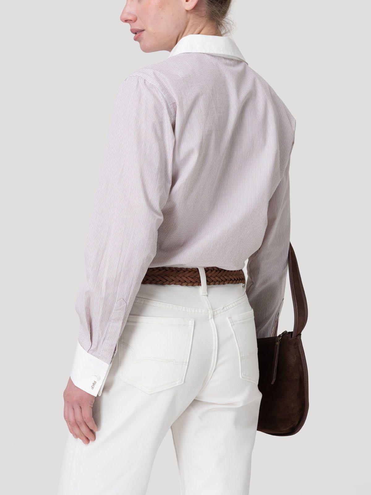 Blusa Fibras Naturales Mujer Melia Café-6