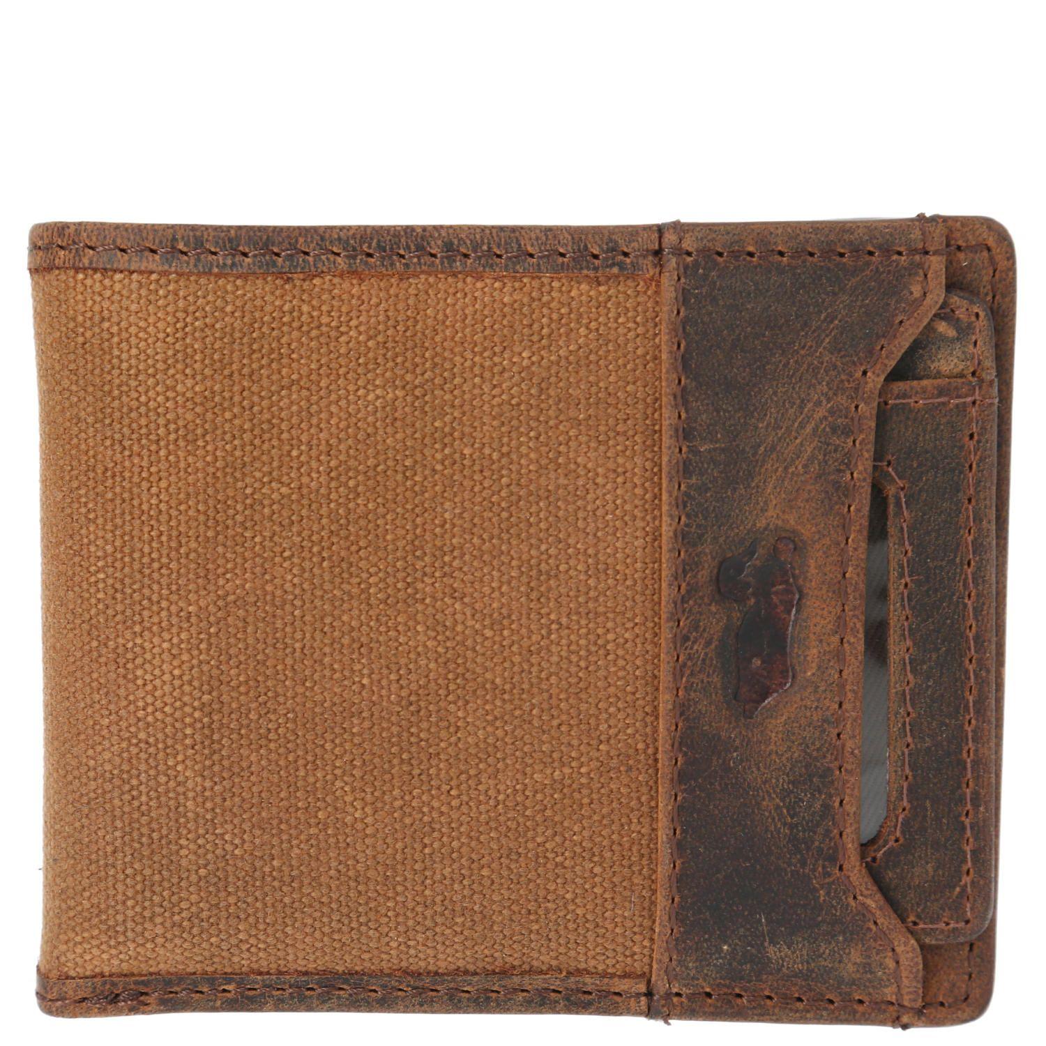 Billetera Cnv/Cuero Hombre Jasper Ventana Café-0