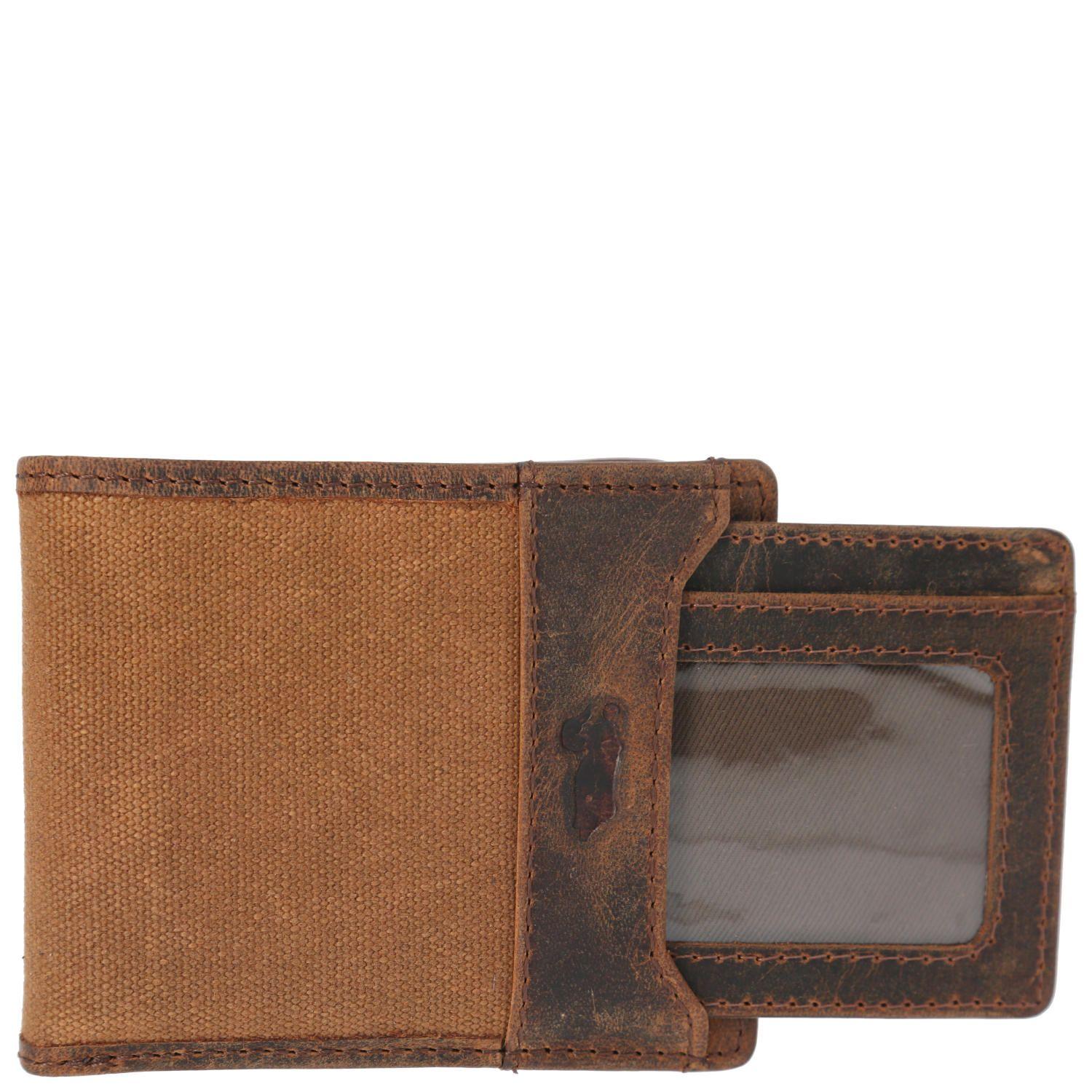 Billetera Cnv/Cuero Hombre Jasper Ventana Café-1