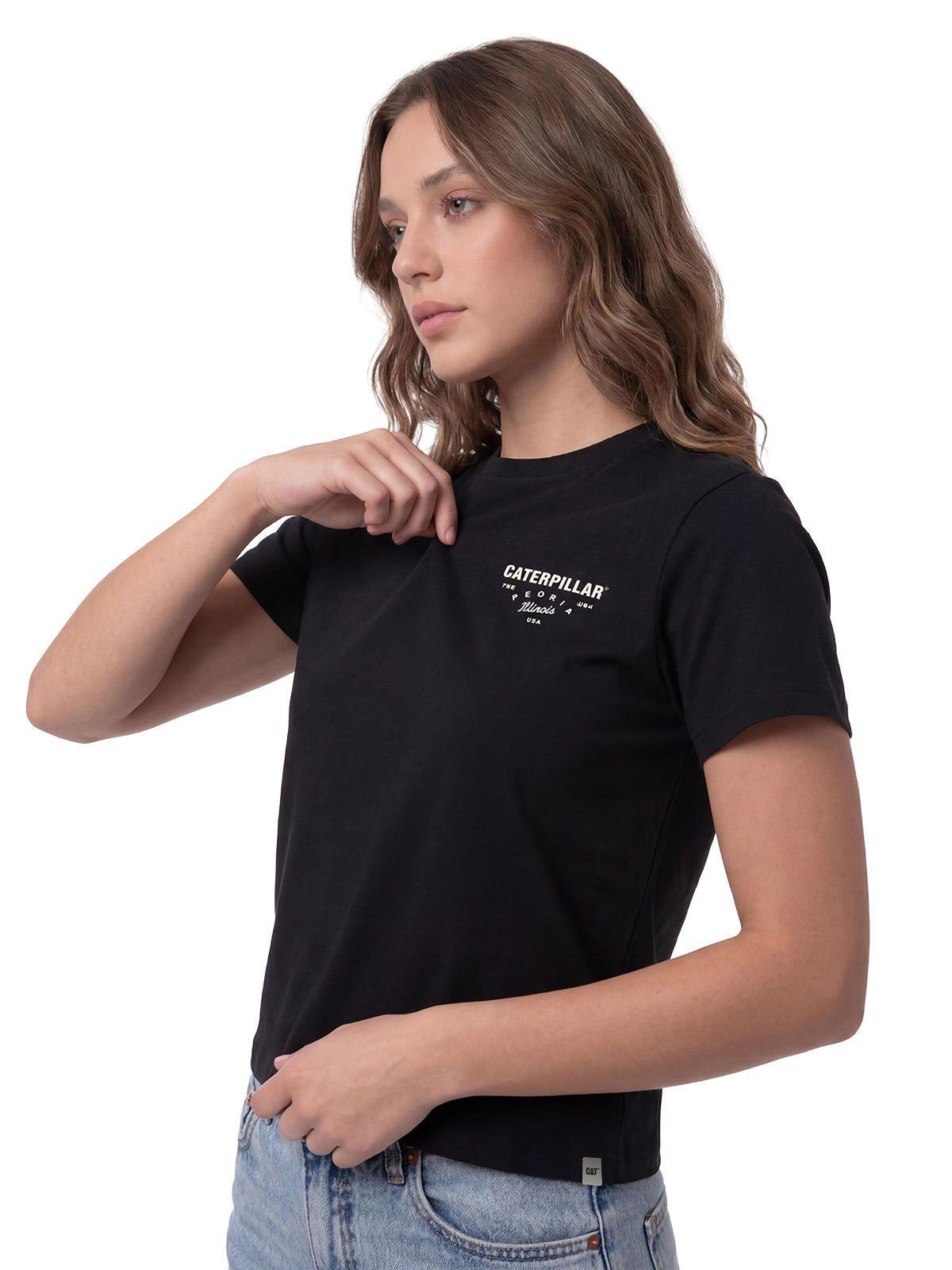 Polera Manga Corta Mujer Heritage Peoria Negro-0