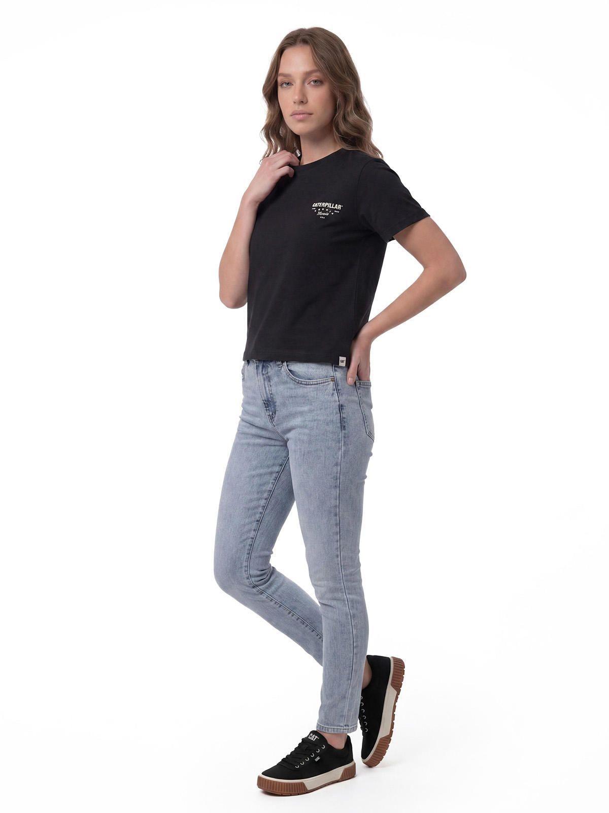 Polera Manga Corta Mujer Heritage Peoria Negro-3