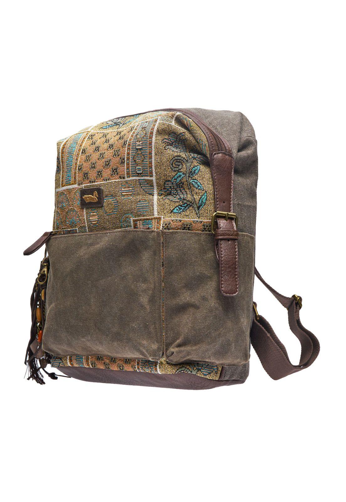 Mochila Mujer Viena Back Café-1