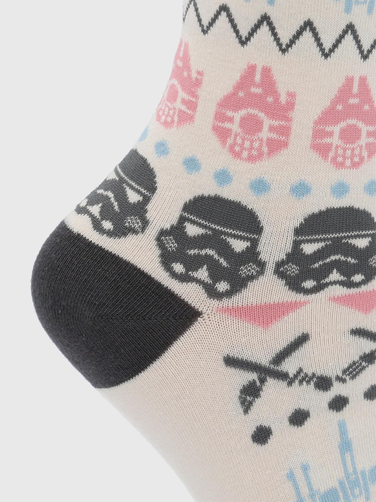 Calcetin Algodón Mujer Star Wars Beige/Crudo-1