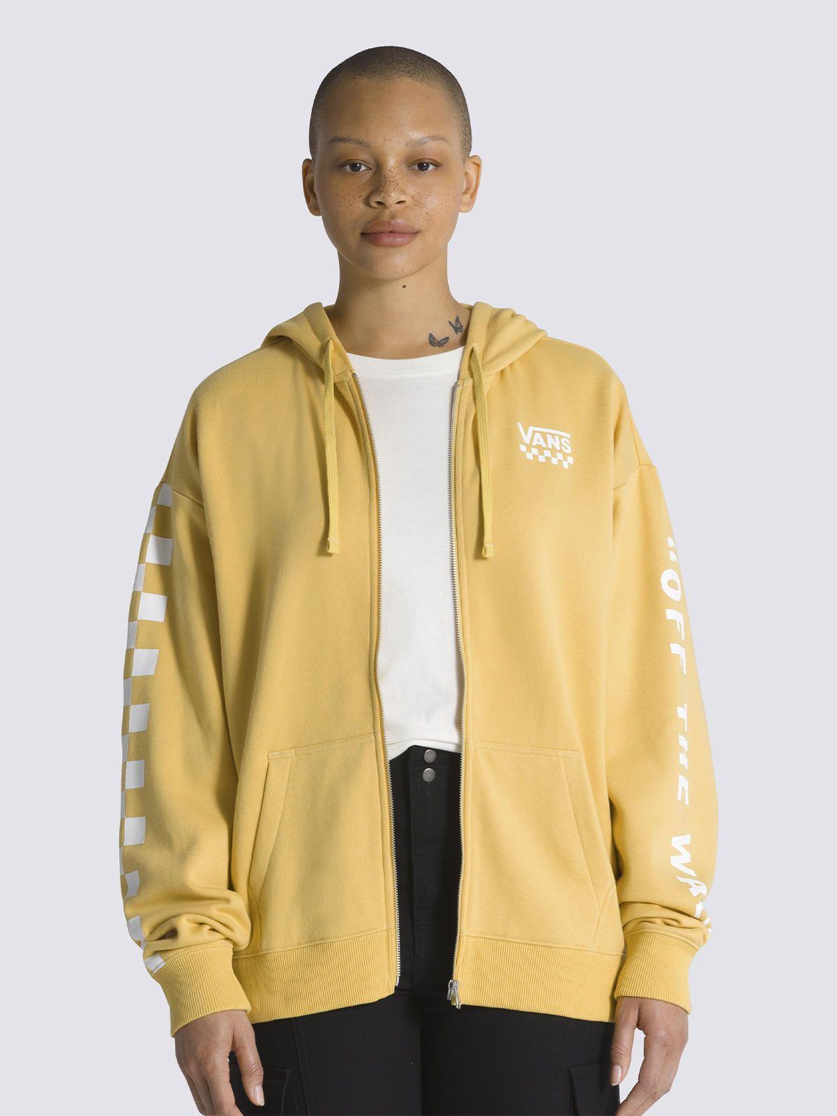 Polerón Con Gorro Extra Fun Hoodie Amarillo Mujer-0