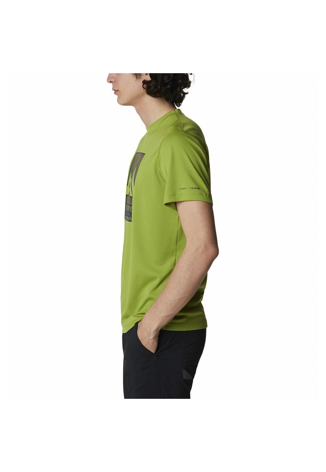Polera M/C Hombre Zero Rules Short Sg Verde-1