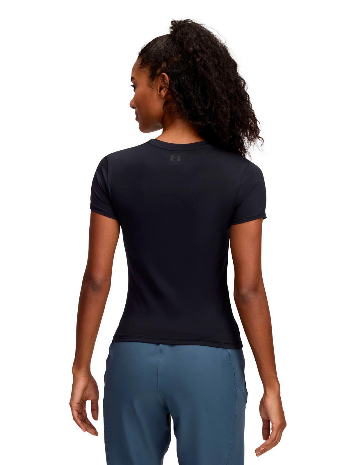 Polera Manga Corta de Training  Mujer Meridian Core Negro -1