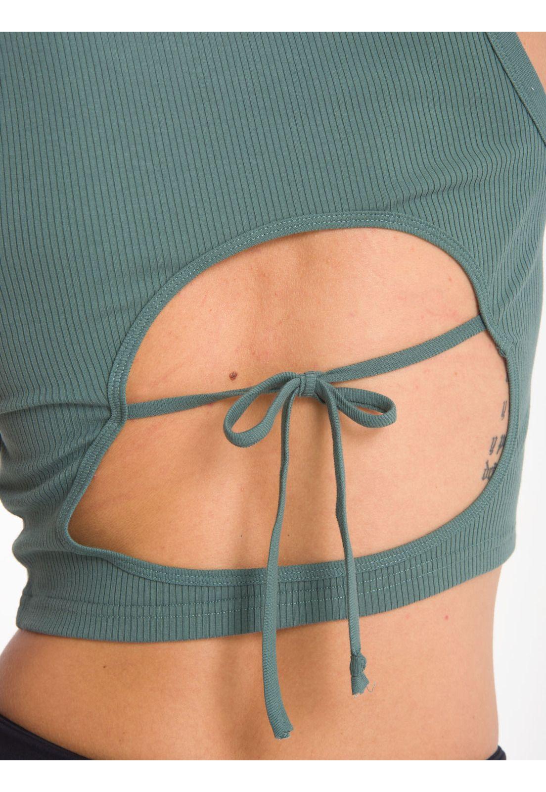 Polera deportiva Mujer Zia Verde-5