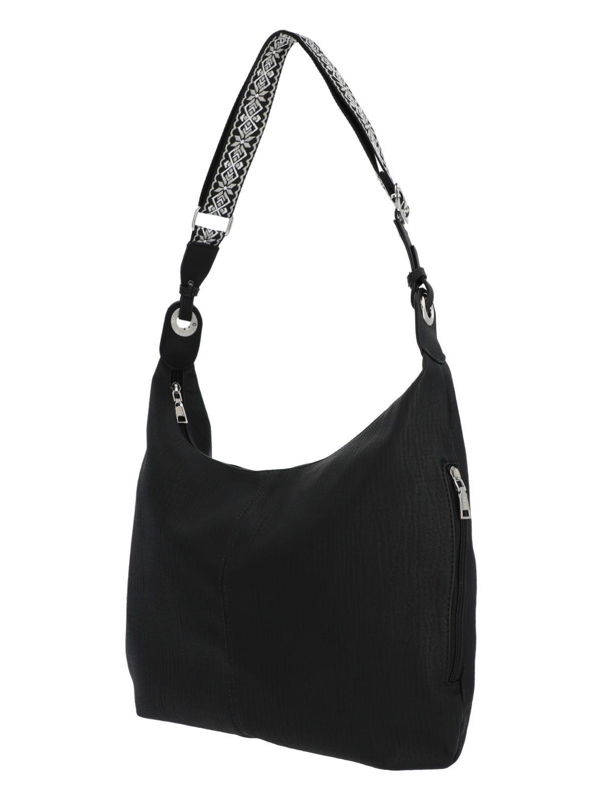 Cartera Mujer Alicia Hobo Negro-1