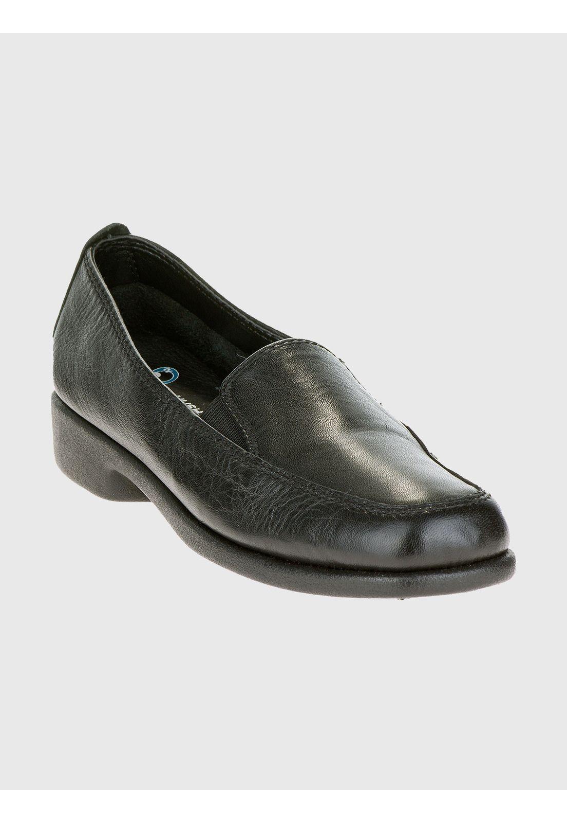 Zapato Cuero Negro Mujer Heaven -0